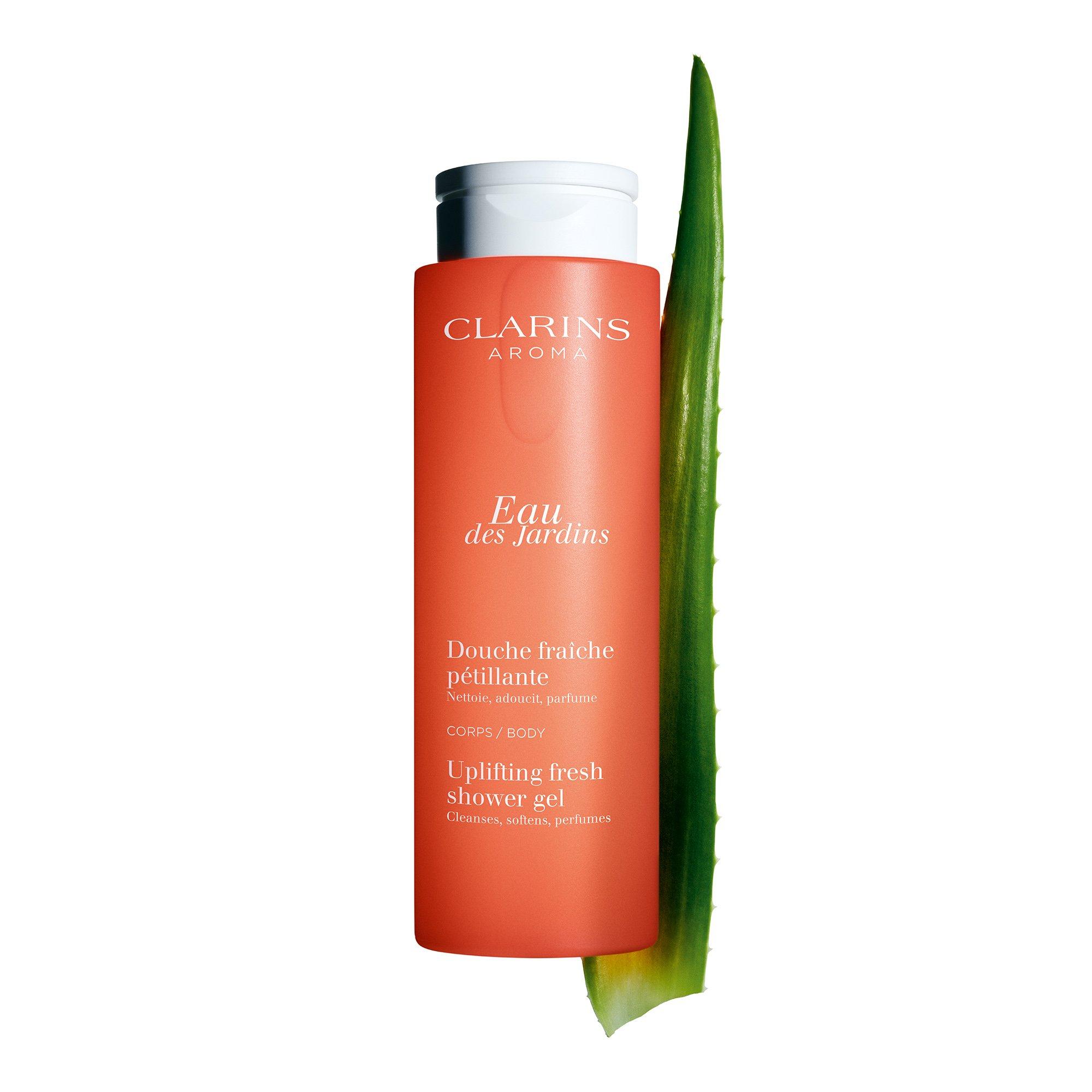 Clear - Clarins - Eau des Jardins Uplifting Fresh Shower Gel - 2