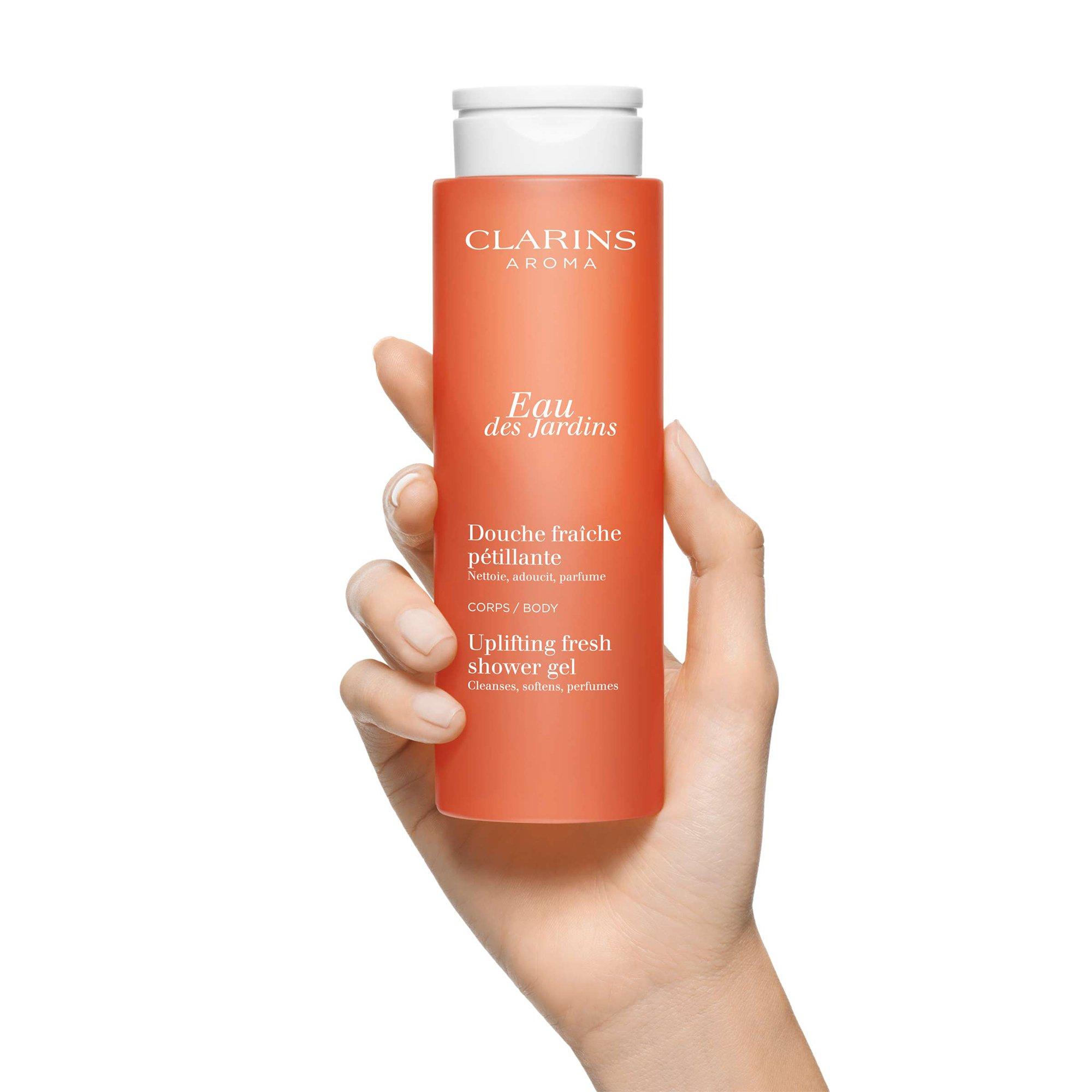 Clear - Clarins - Eau des Jardins Uplifting Fresh Shower Gel - 4