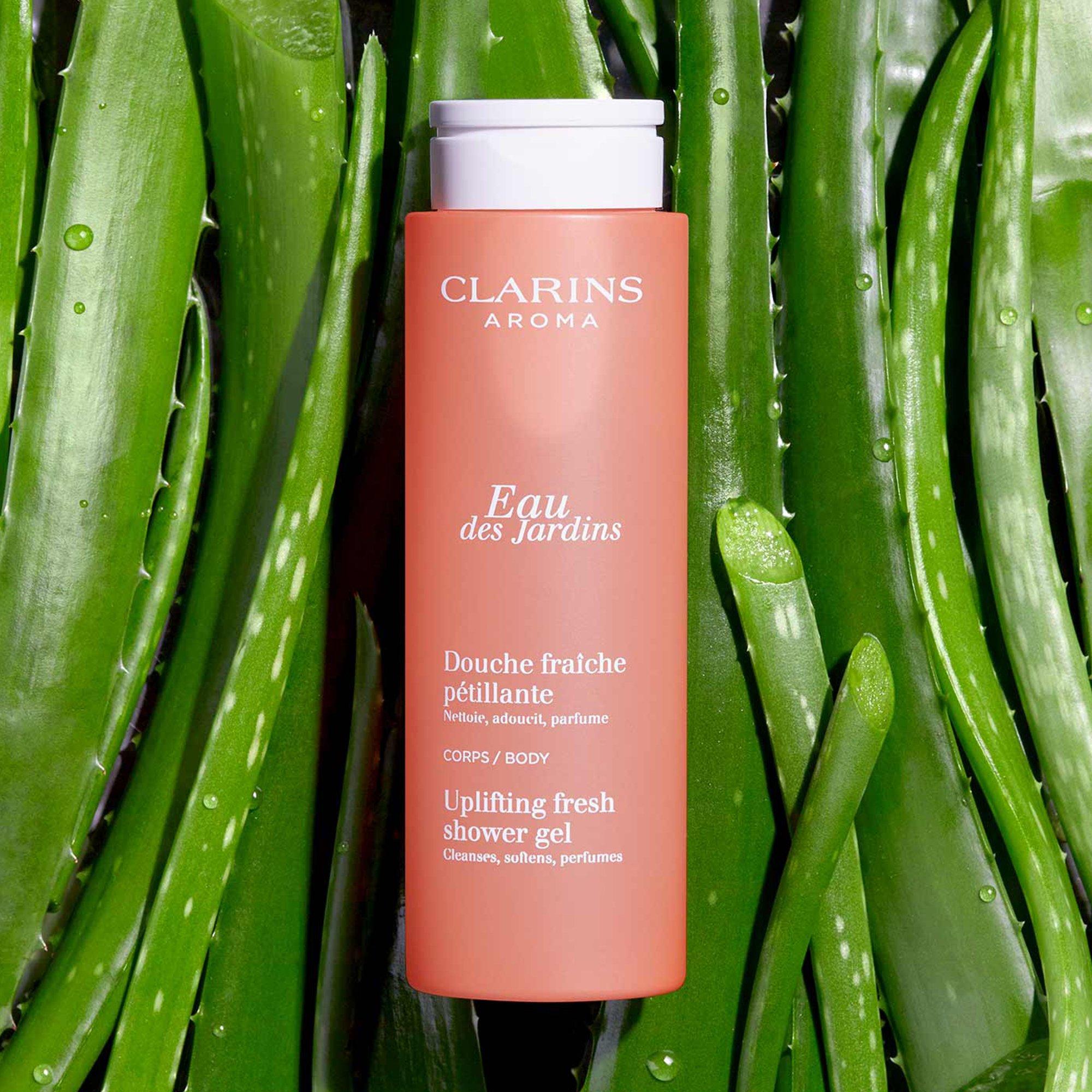 Clear - Clarins - Eau des Jardins Uplifting Fresh Shower Gel - 5