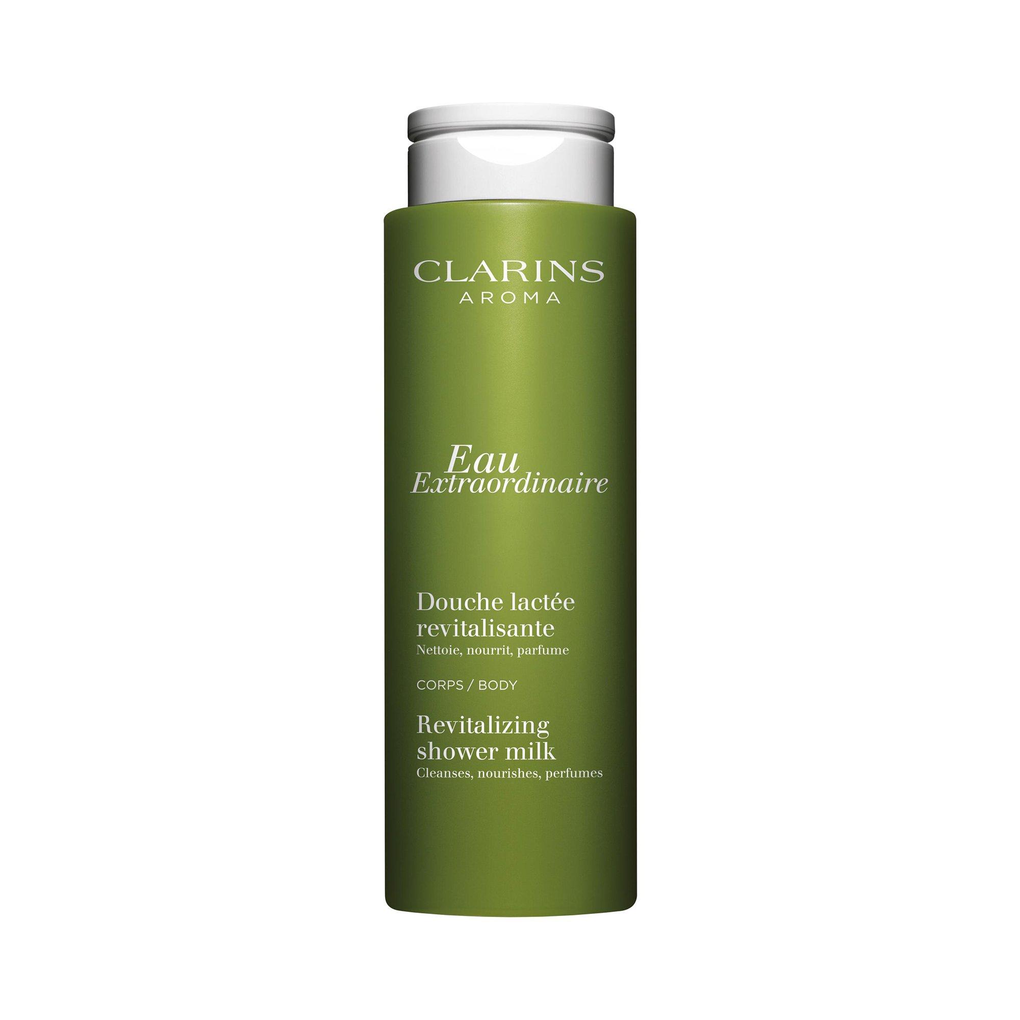 Clear - Clarins - Eau Extraordinaire Revitalizing Shower Milk - 1