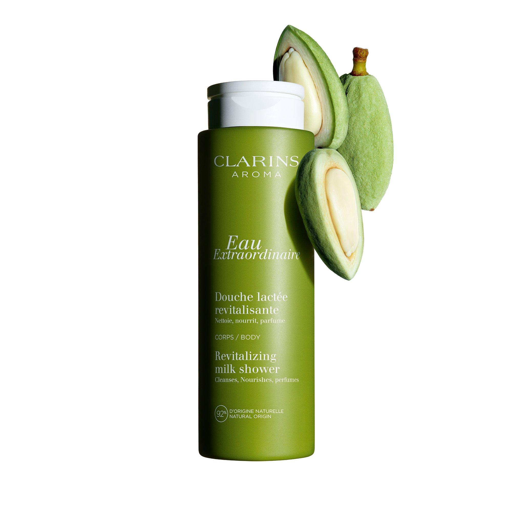 Clear - Clarins - Eau Extraordinaire Revitalizing Shower Milk - 2