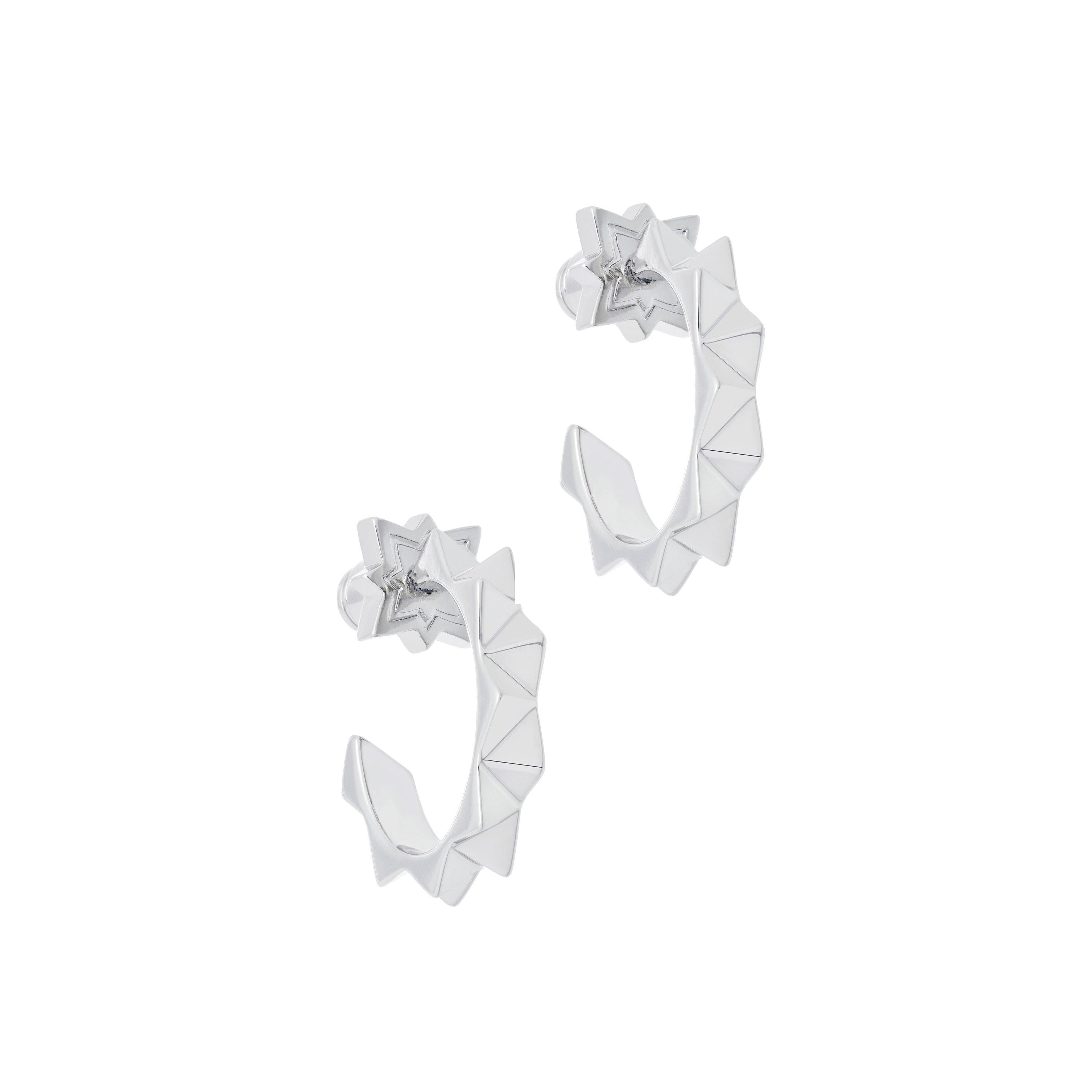 Slvr T/P Mtl - All We Are - Women's Hoop Earrings - 1