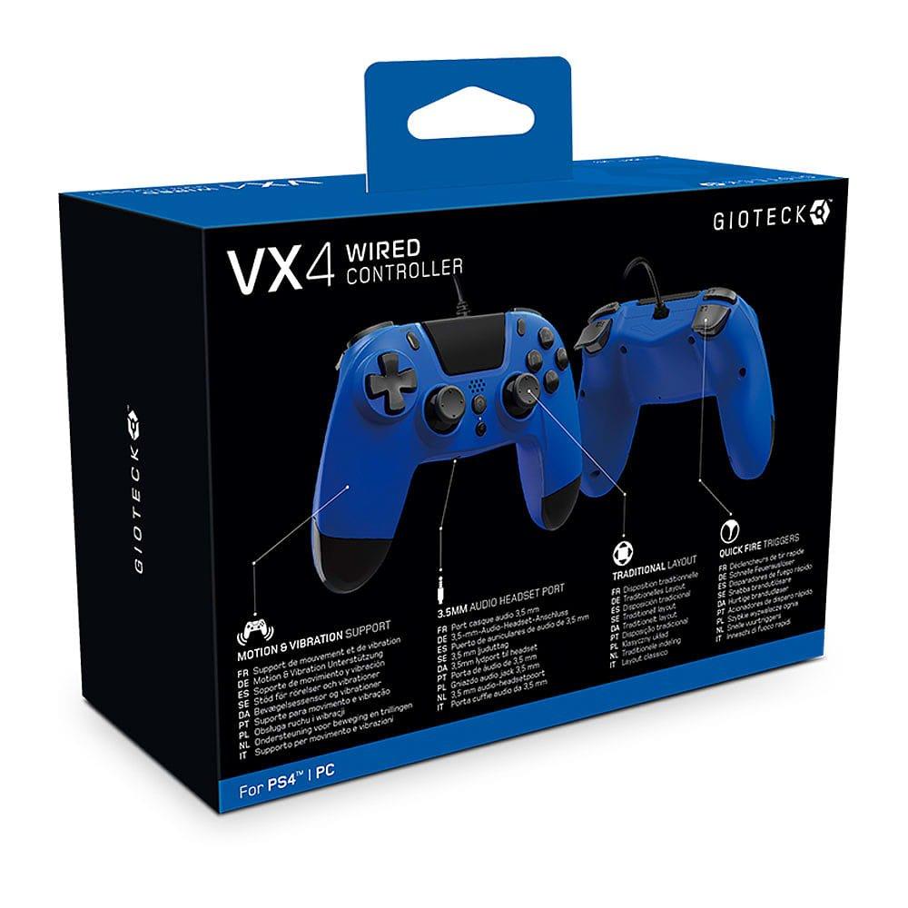 Blue - Gioteck - VX-4 Wired Controller - Blue - 5