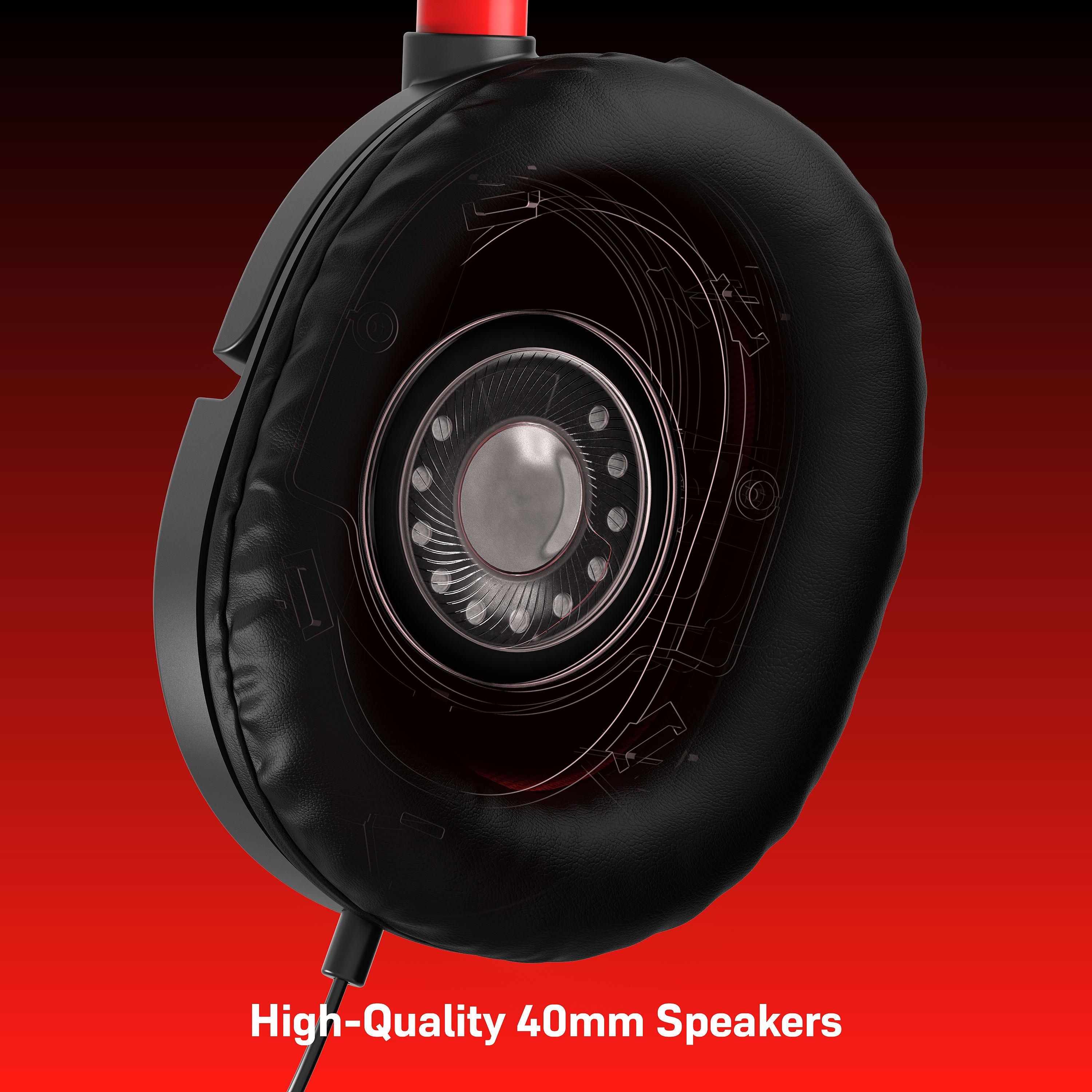 Noir/Rouge - Turtle Beach - Recon 50 PC Xbox PS5 PS4 Gaming Headset – Black - 2