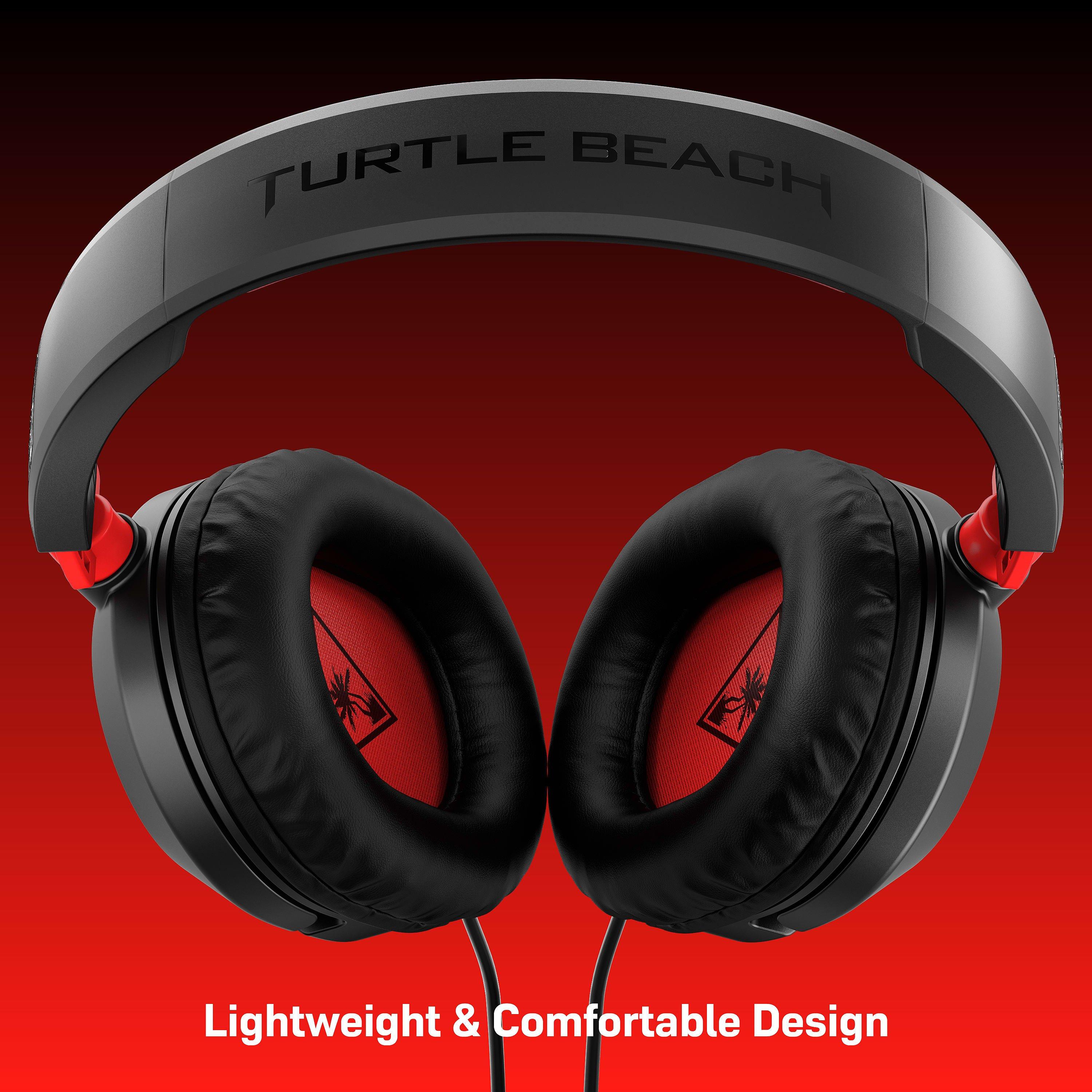 Noir/Rouge - Turtle Beach - Recon 50 PC Xbox PS5 PS4 Gaming Headset – Black - 3