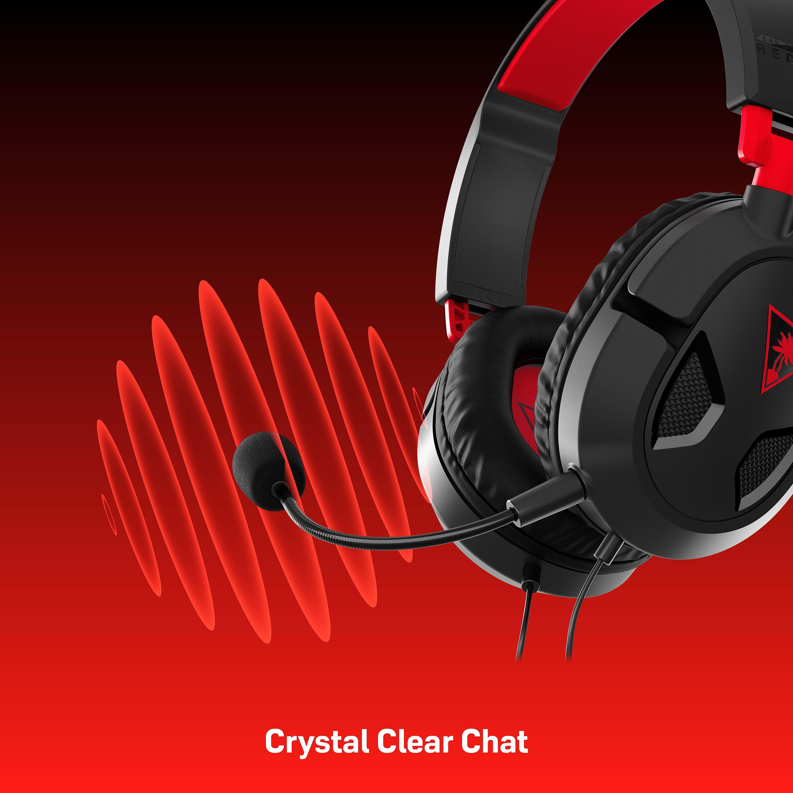 Noir/Rouge - Turtle Beach - Recon 50 PC Xbox PS5 PS4 Gaming Headset – Black - 4