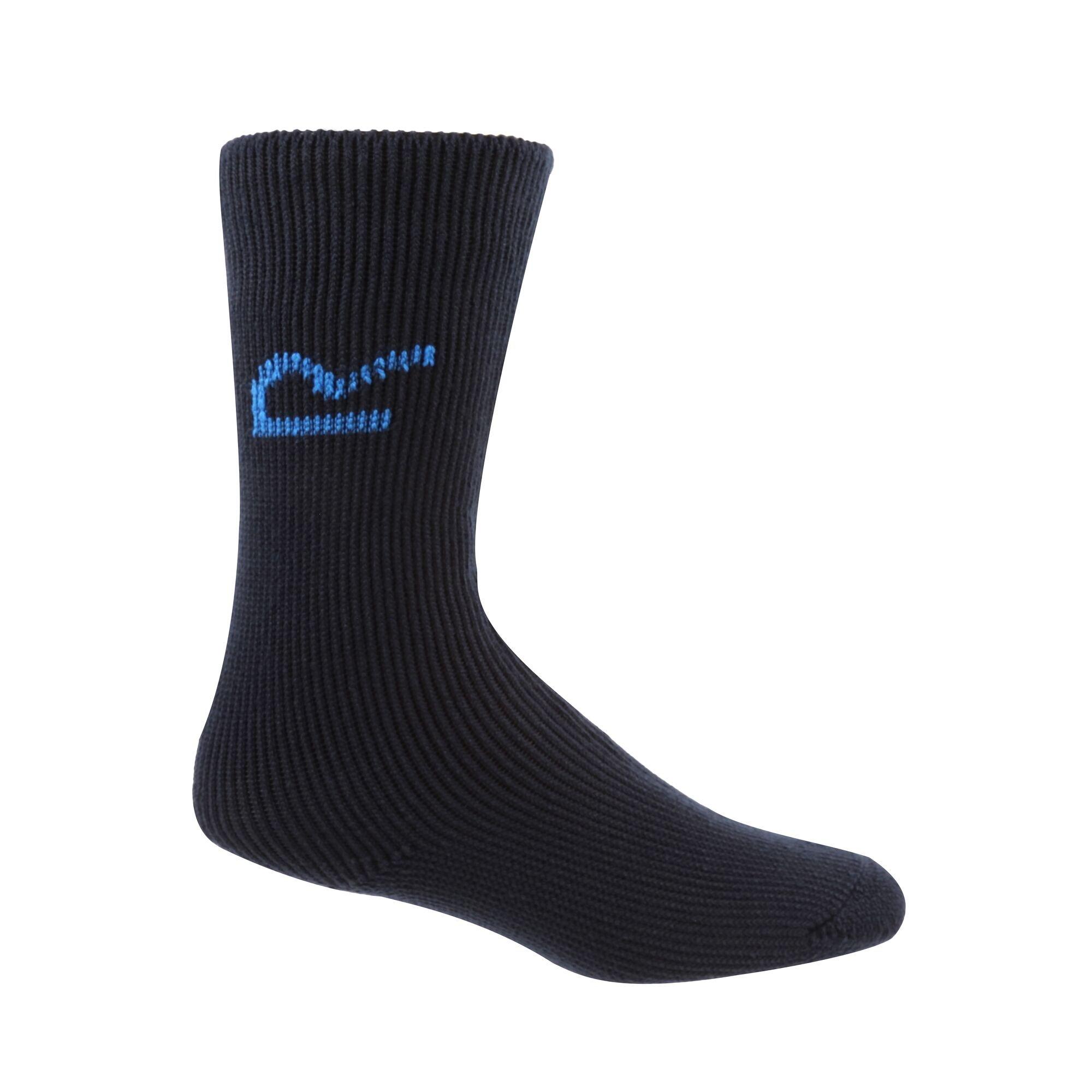 Navy - Regatta - Kids2pk Walking Socks - 2