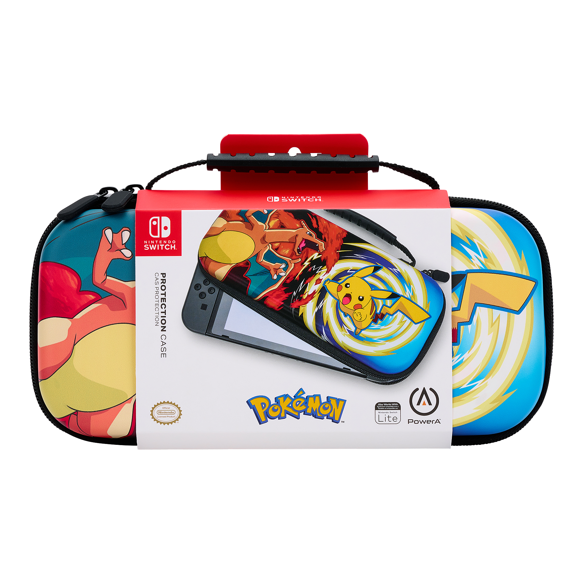Pika vs Chariza - PowerA - Pokémon: Charizard vs. Pikachu Vortex Switch Case - 7