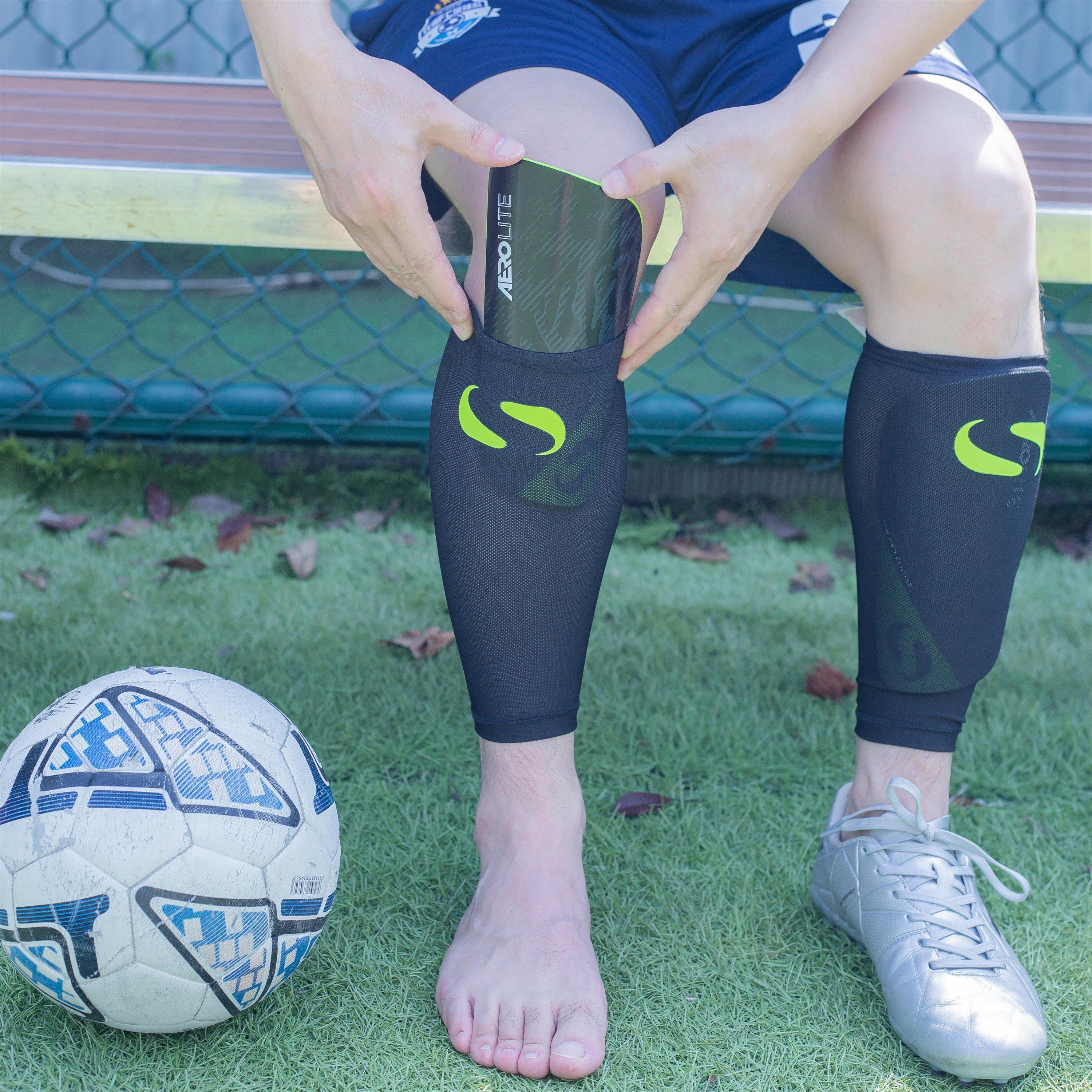 Black - Sondico - Aerolite High-Performance Shin Guards - 14