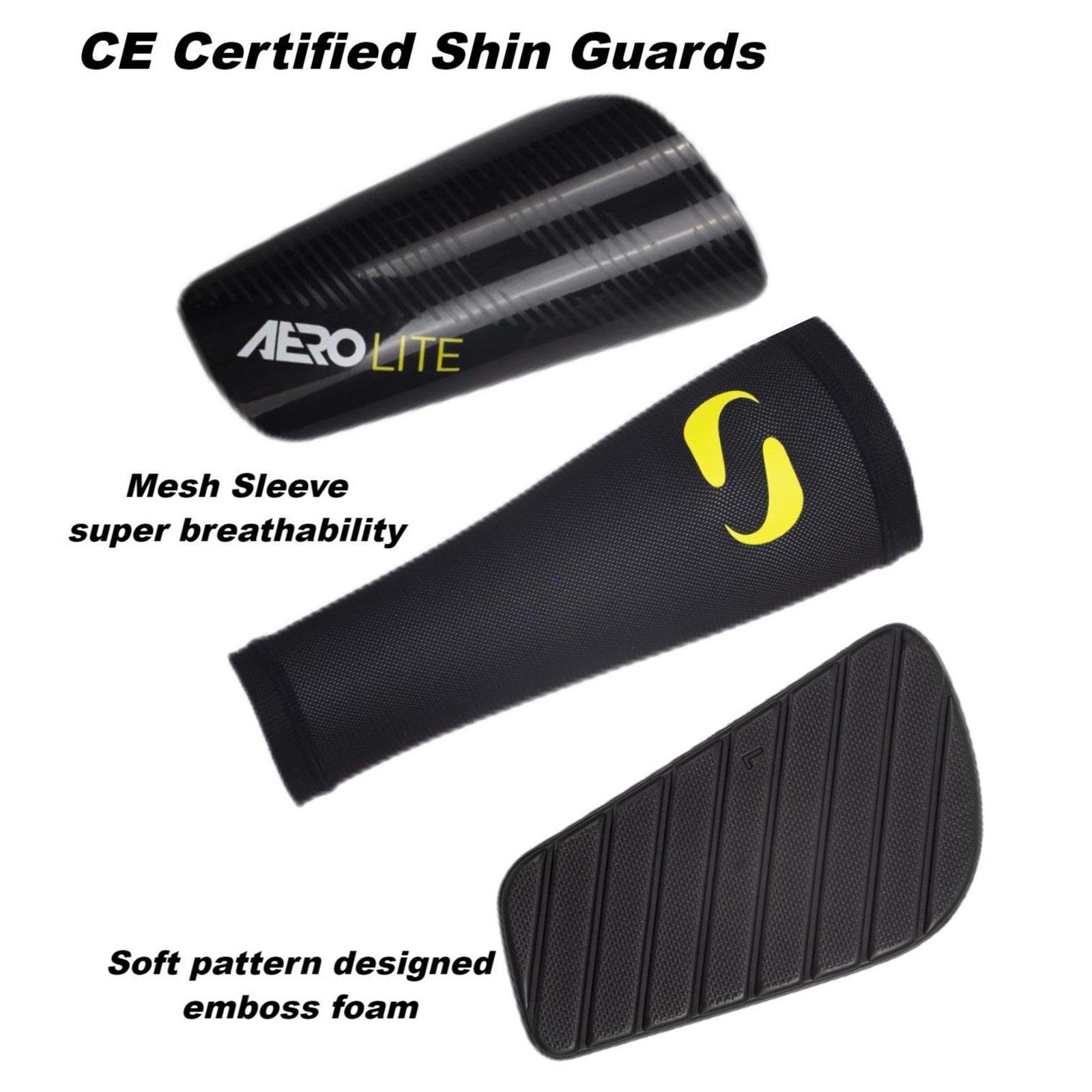 Crna - Sondico - Aerolite High-Performance Shin Guards - 6
