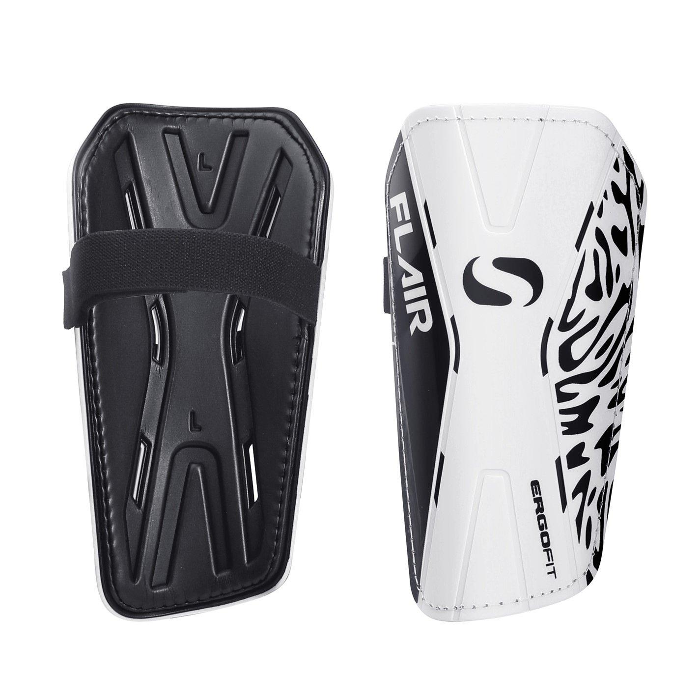 Blanc/Noir - Sondico - Flair Slip Shin Guards - 1