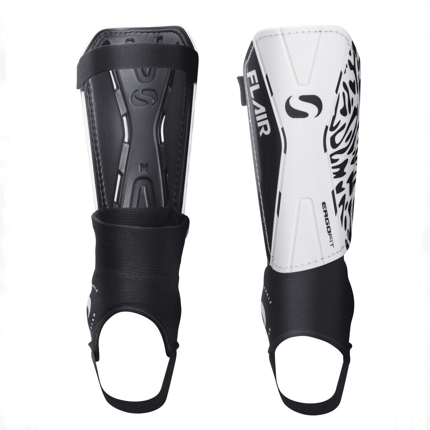 White/Black - Sondico - Flair Ankle Shinguards - 1