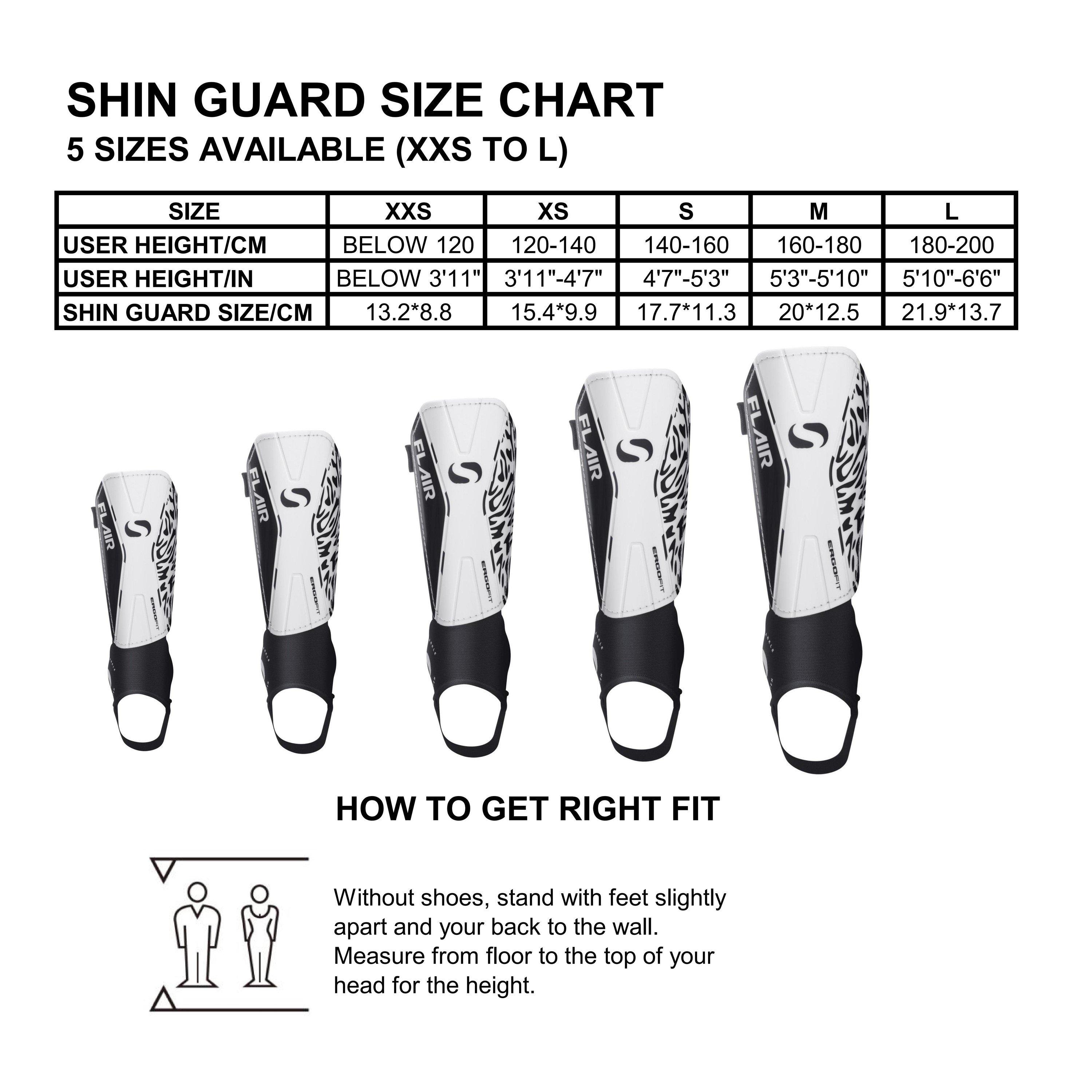 White/Black - Sondico - Ankle Shinguards - 13