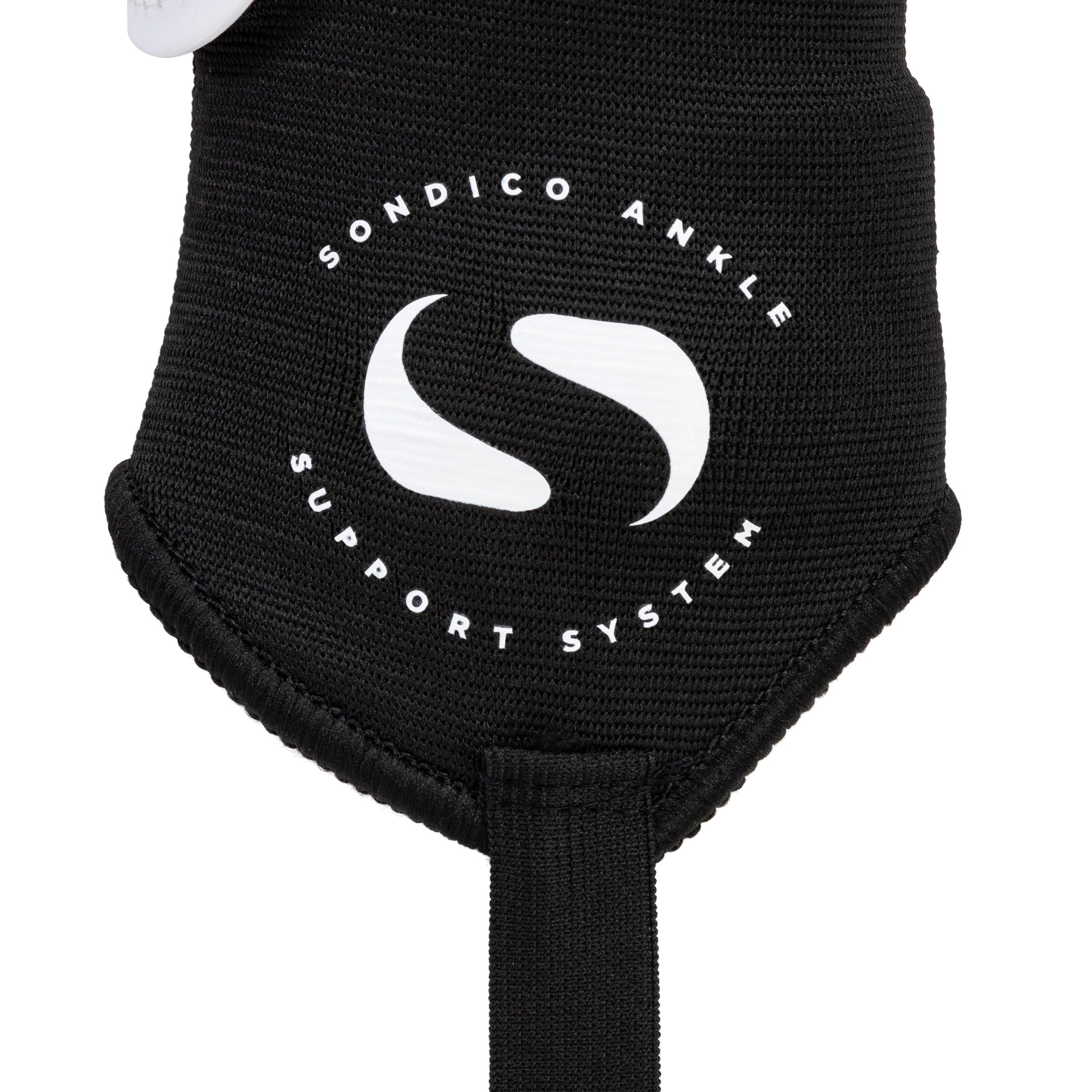 White/Black - Sondico - Ankle Shinguards - 4