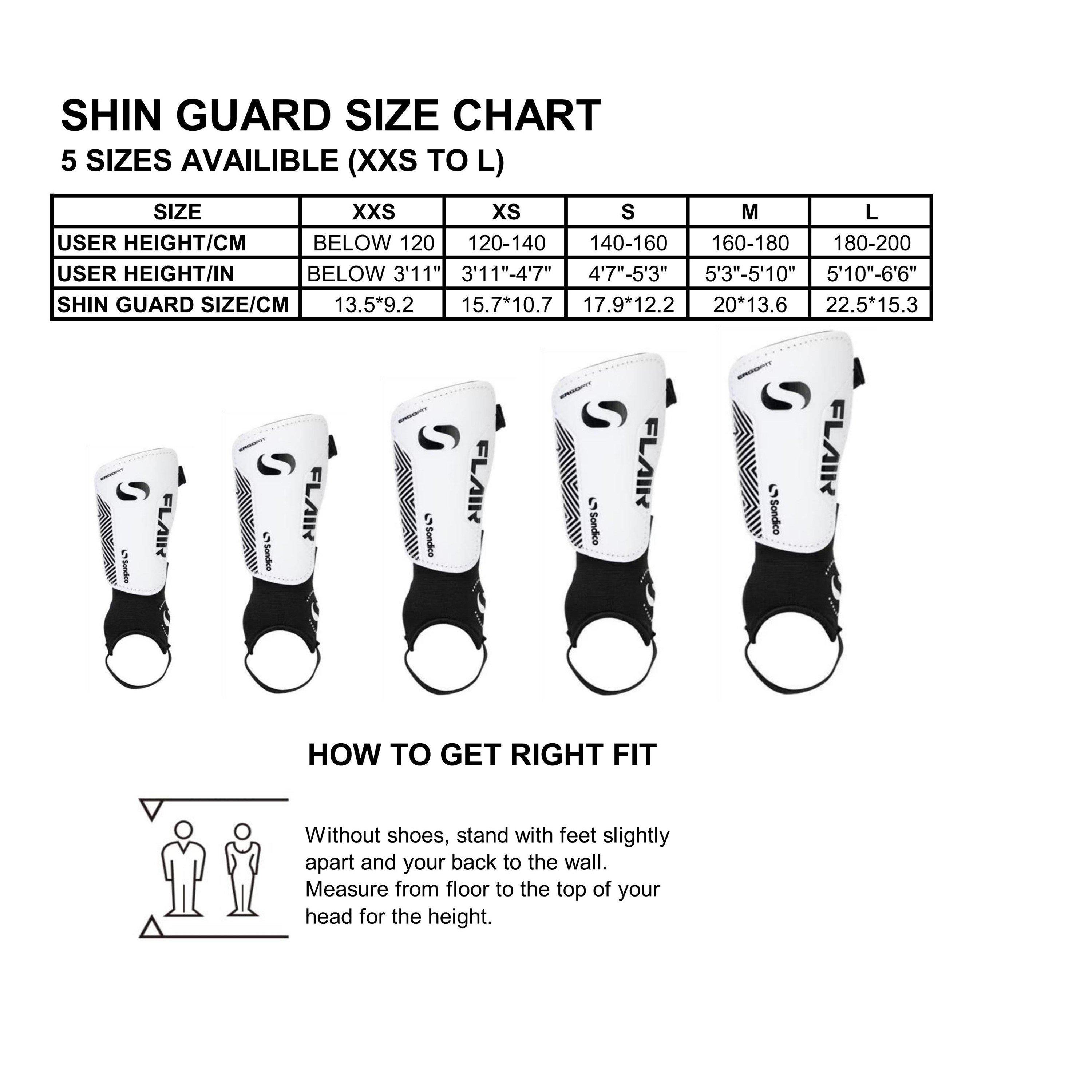 White/Black - Sondico - Ankle Shinguards - 7