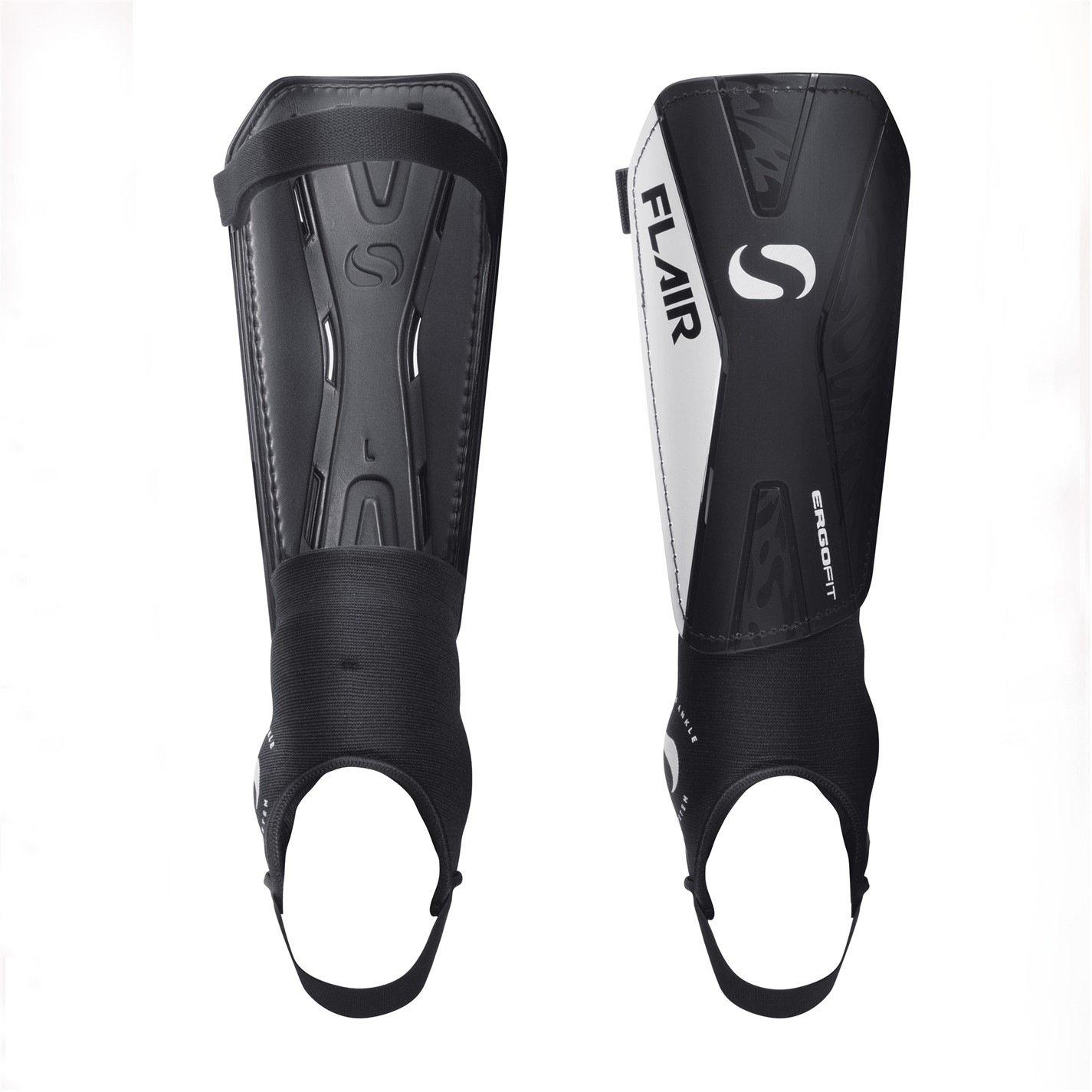 Sondico  Flair Ankle Shinguards - Black/White - Junior (S)