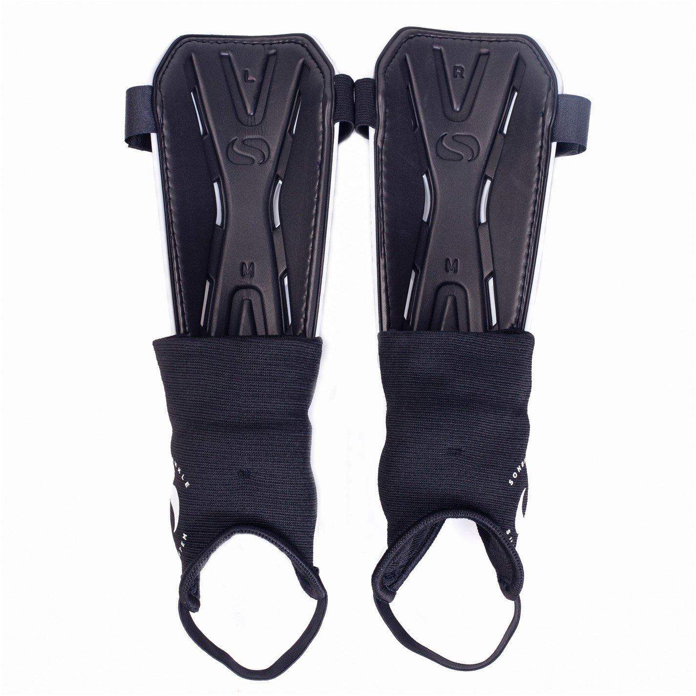 Zwart/Wit - Sondico - Flair Ankle Shinguards - 2