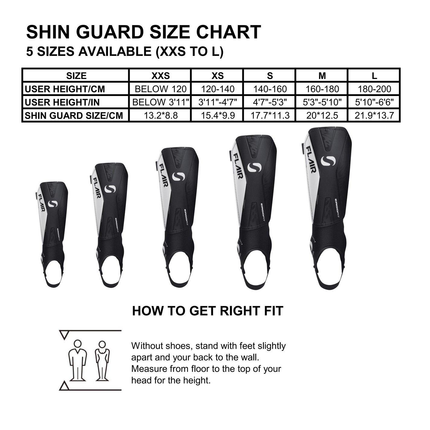 Zwart/Wit - Sondico - Flair Ankle Shinguards - 5