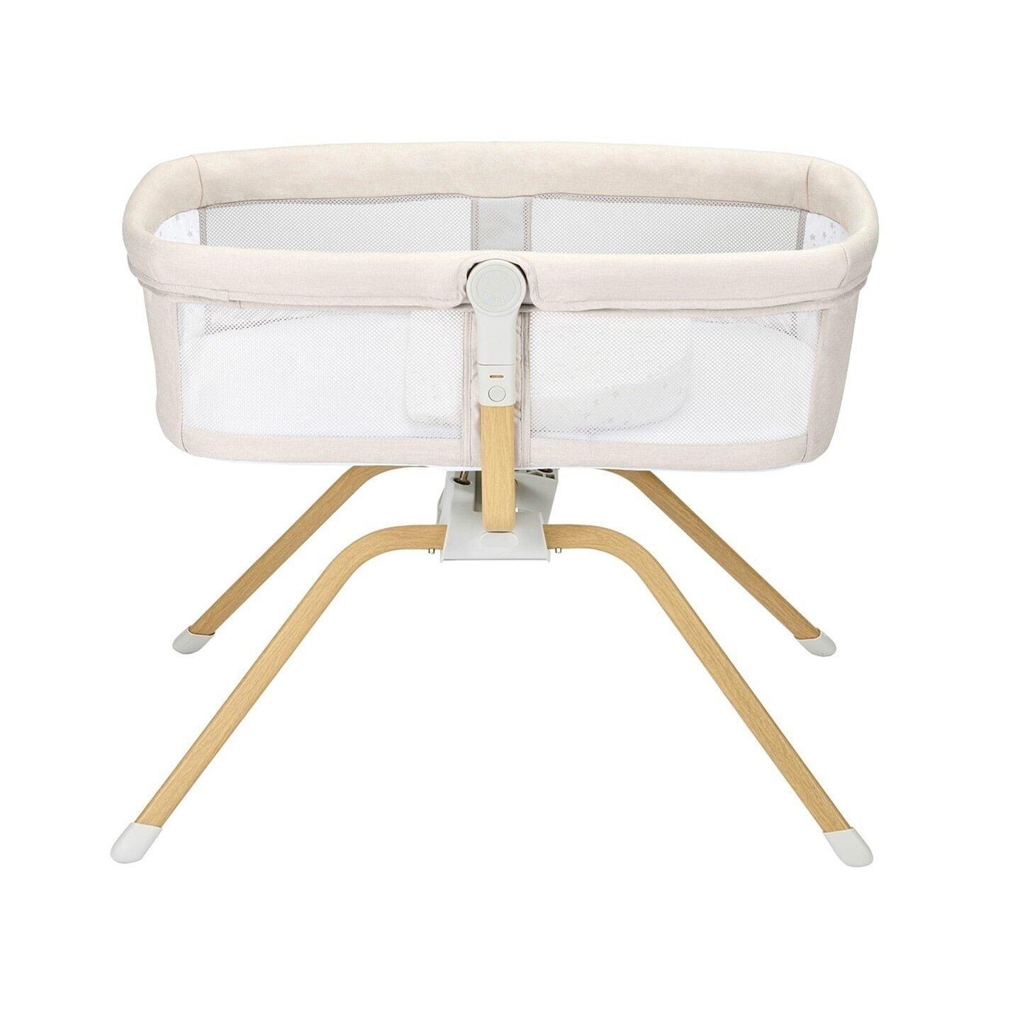 Babymore  Newborn Air Motion Gliding Crib Cream - 91x63x74