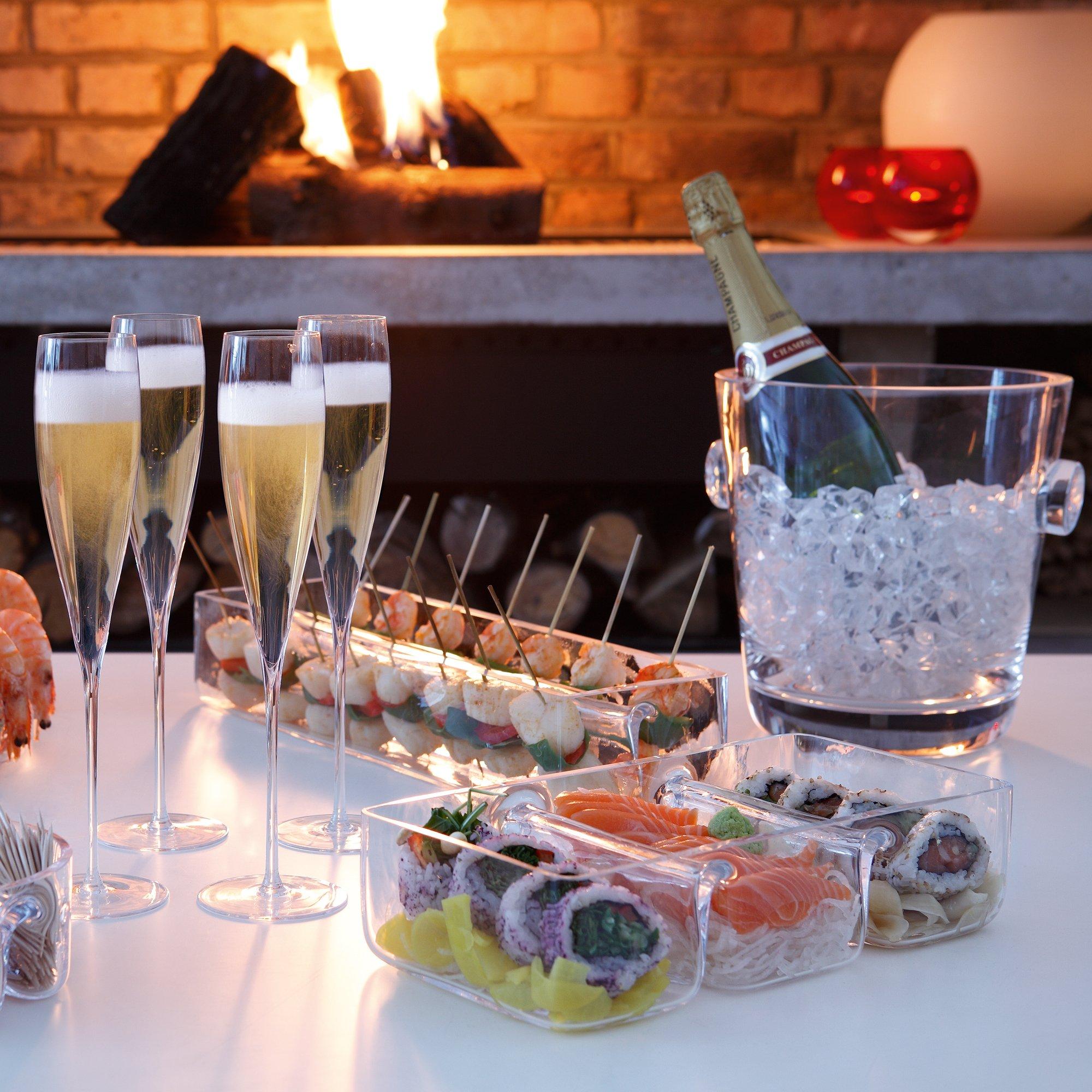 Clear - LSA - Serve Trio Dish - 3