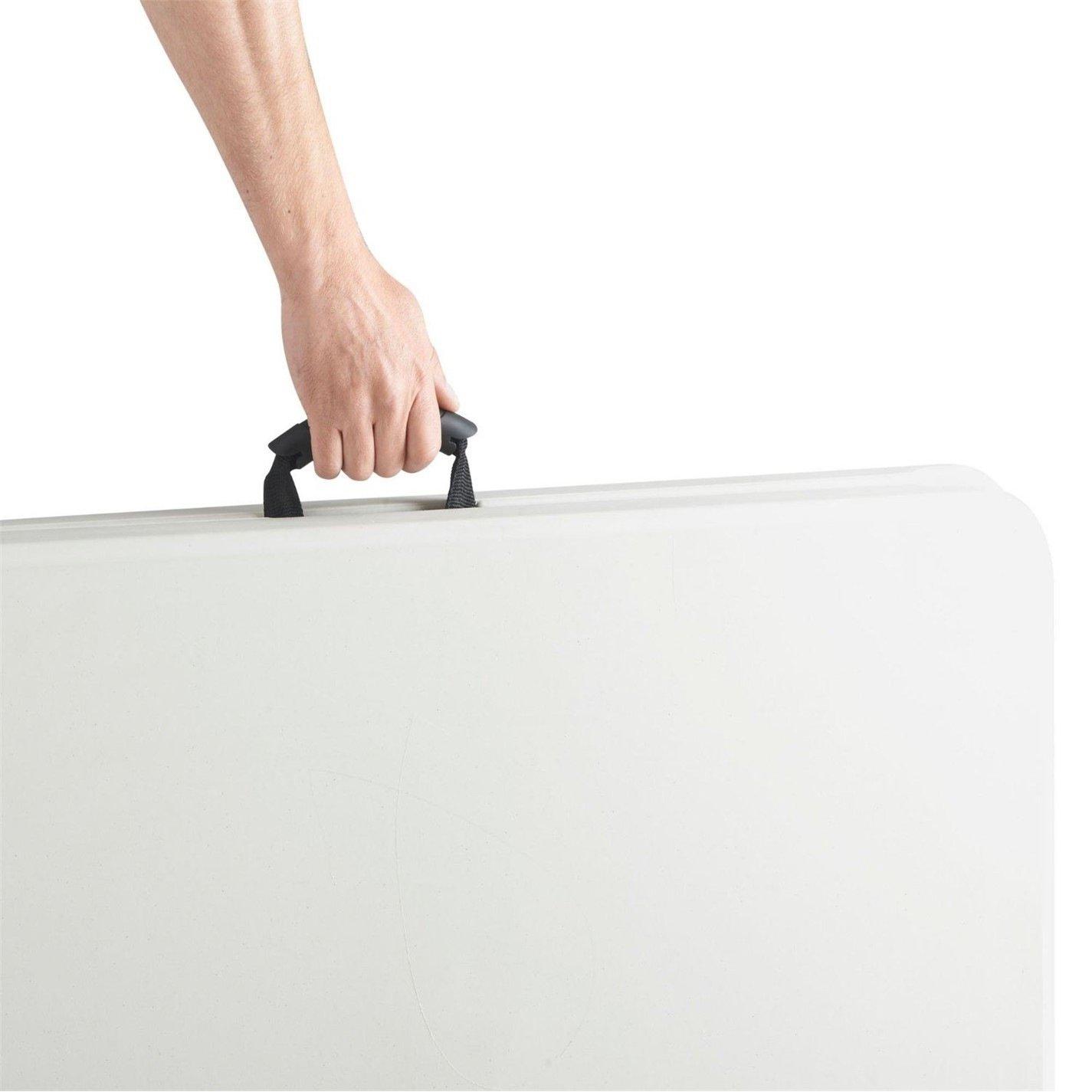 White - House of Home - Heavy Duty Picnic Camping 6ft Folding Plastic - 3