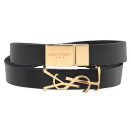 Saint Laurent Double Wrap Bracelet