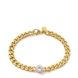 D.Louise Cz Chunky Chain Bracelet