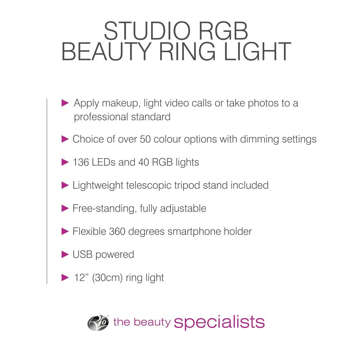 Multi - Rio - Rio Studio RGB Beauty Ring Light - 6