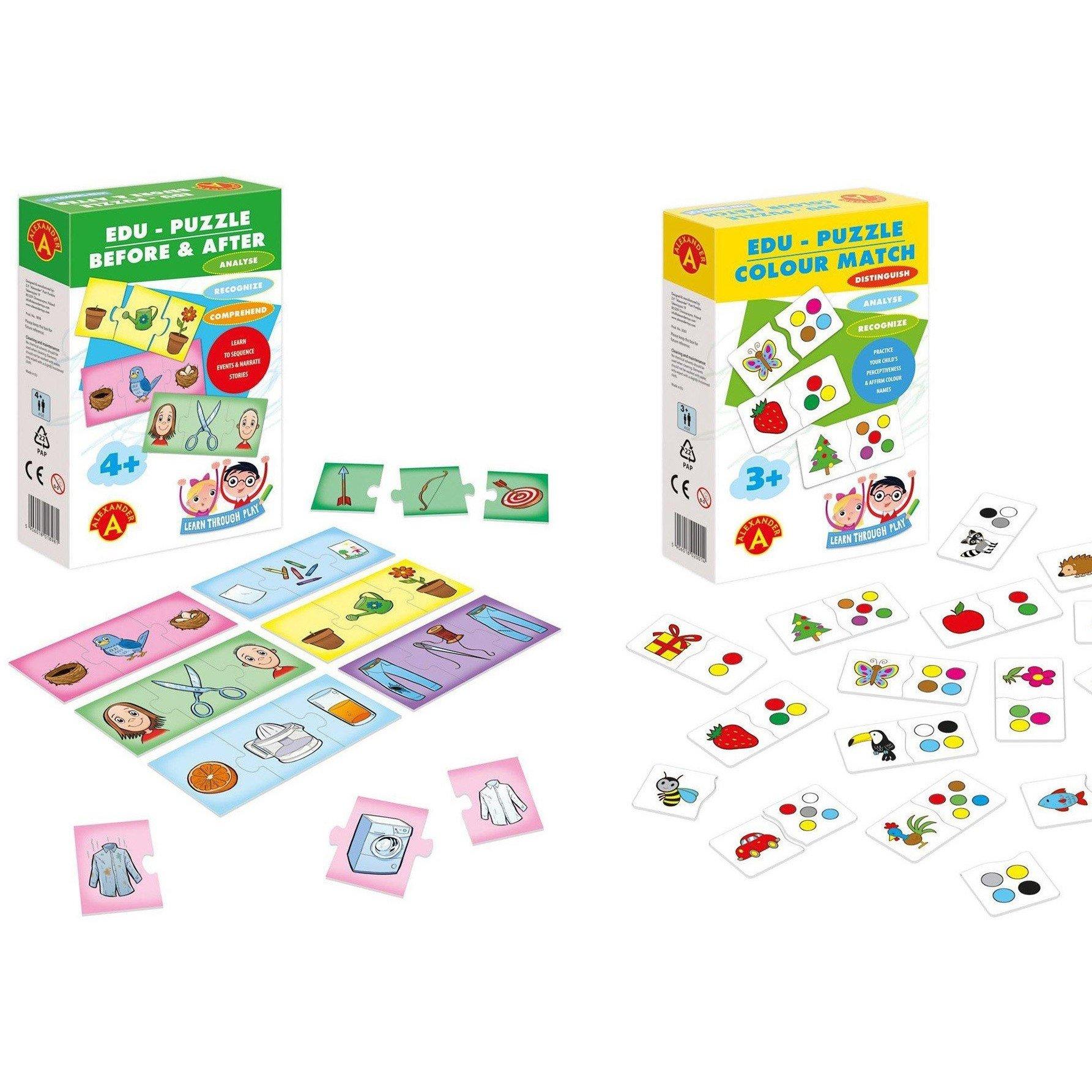 Multi - Other - Twin Pack Puzzle Colour Match and Before and After