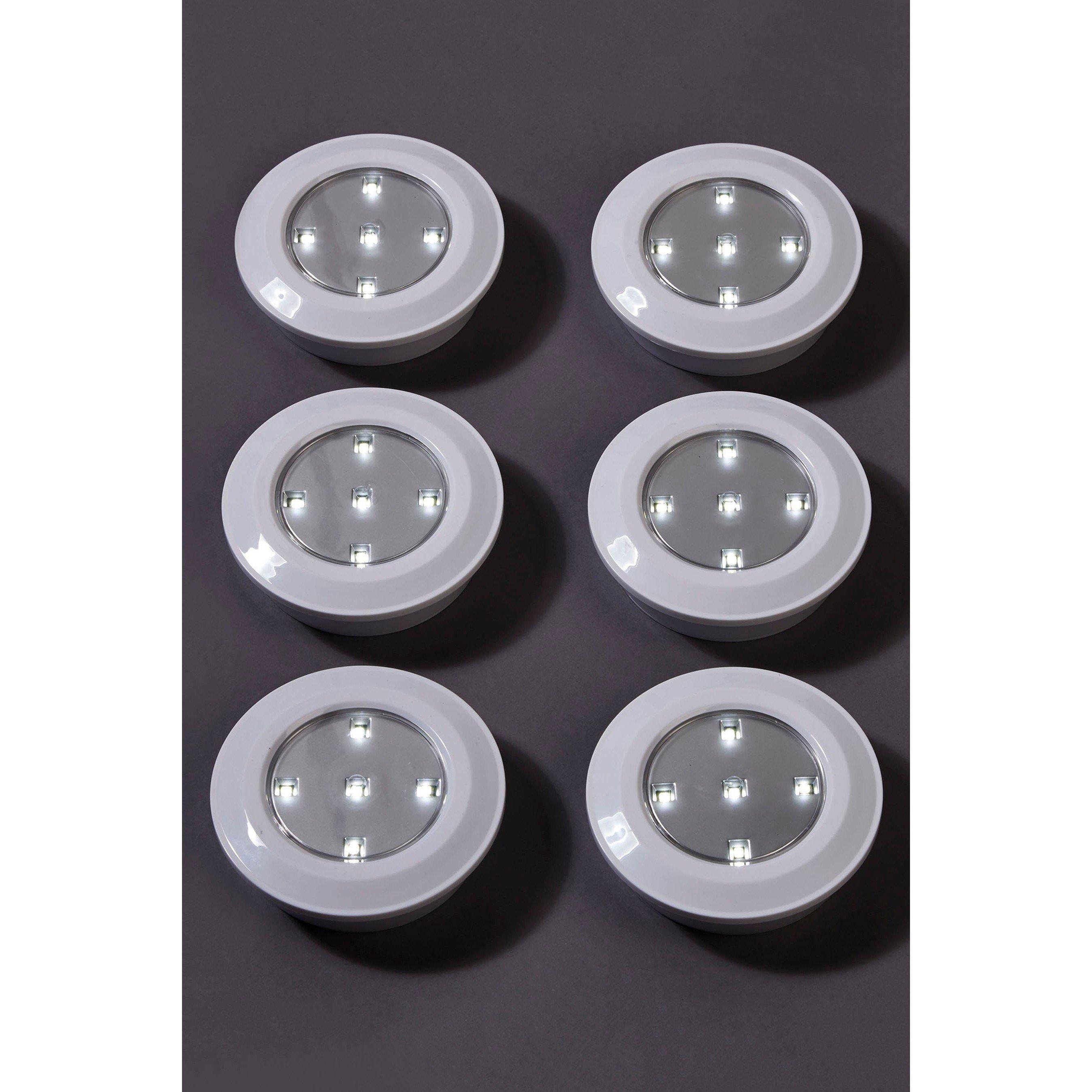 Multi - Homelife - 6 Piece Wireless Push Lights and Remote - 2