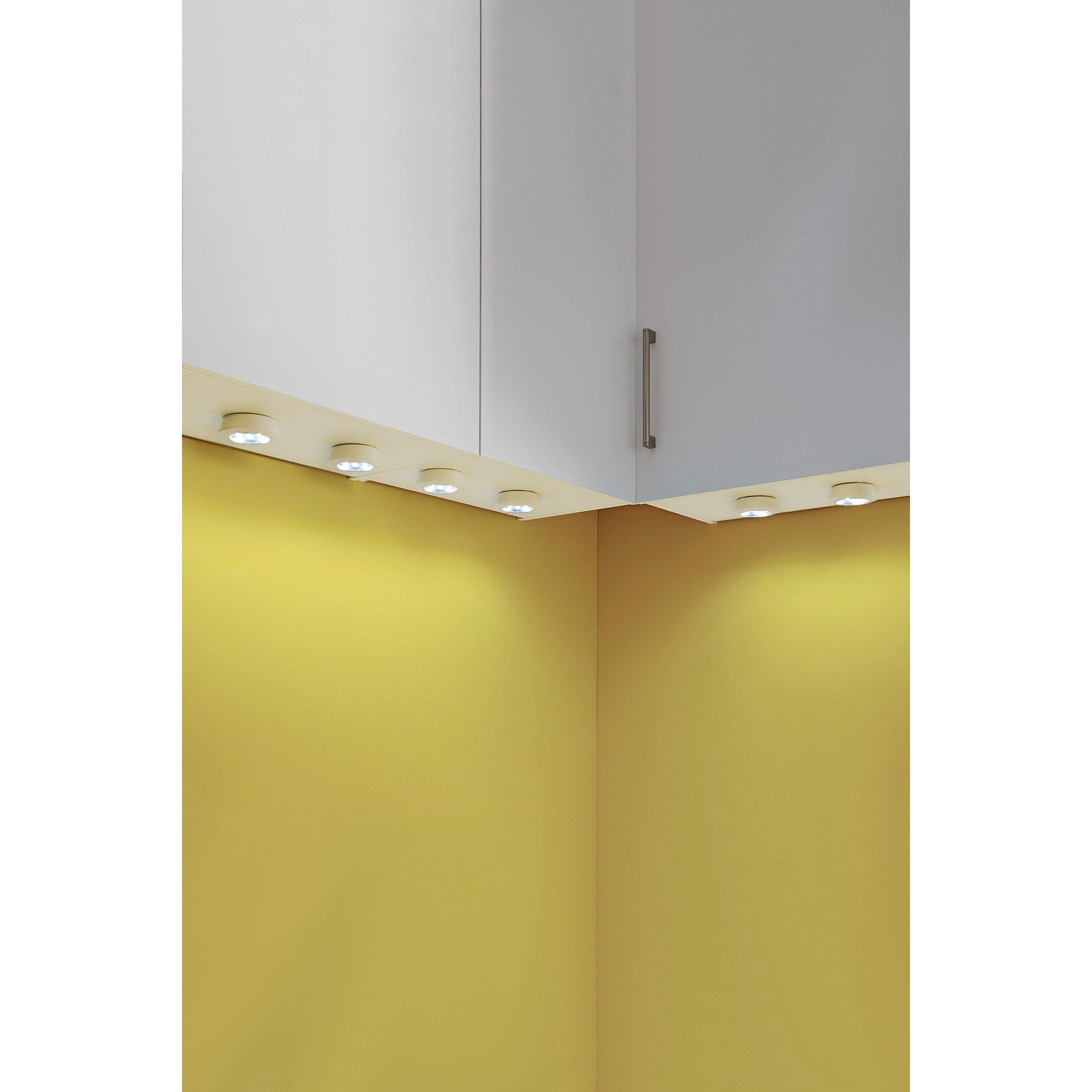 Multi - Homelife - 6 Piece Wireless Push Lights and Remote - 6