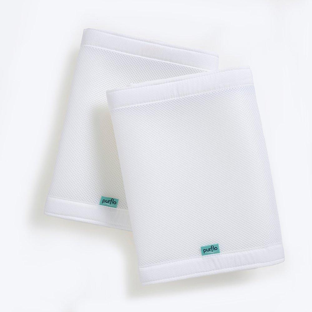 Purflo Newborn Breathable Cot Wrap - White - Image 3