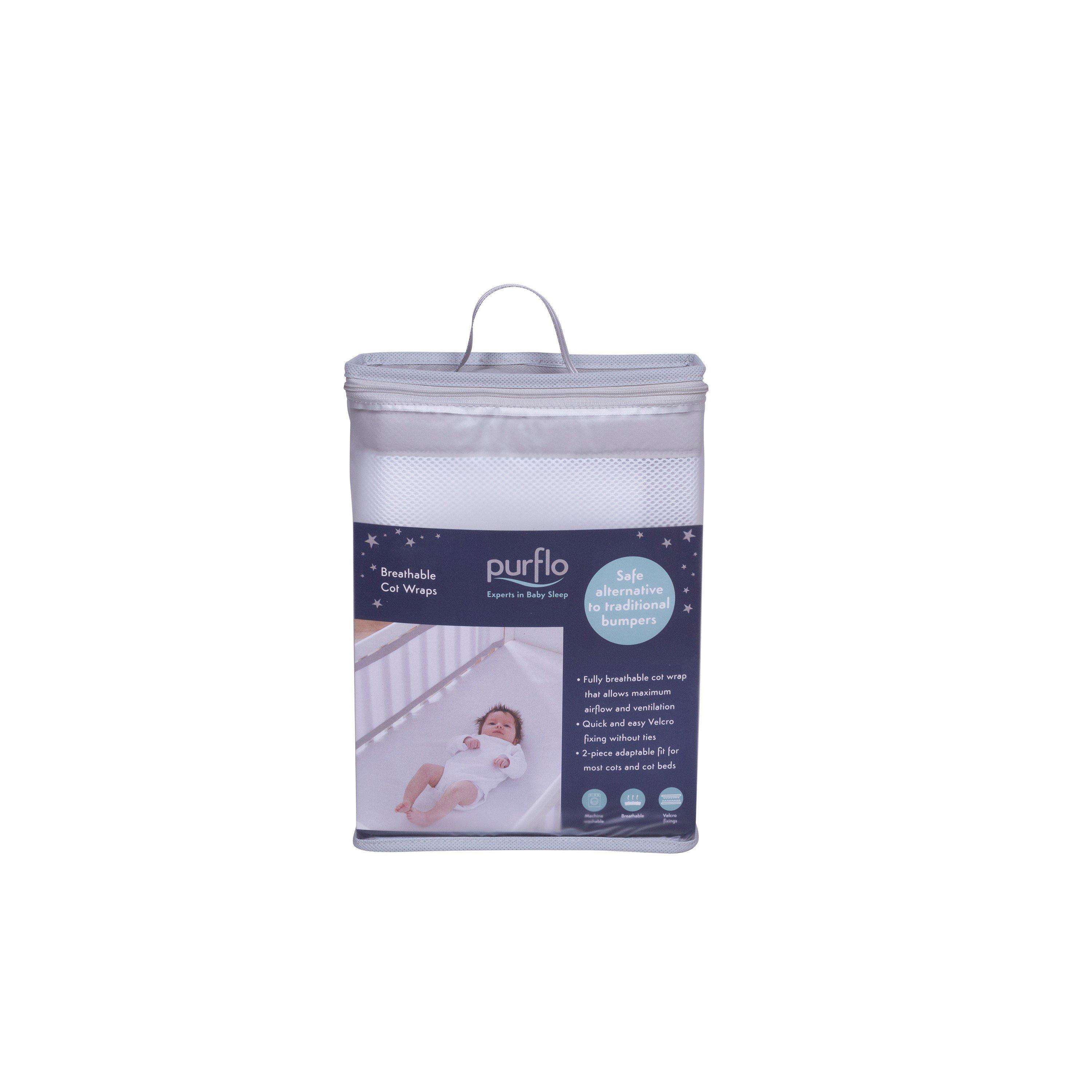 White - Purflo - Breathable Cot Wrap - 2
