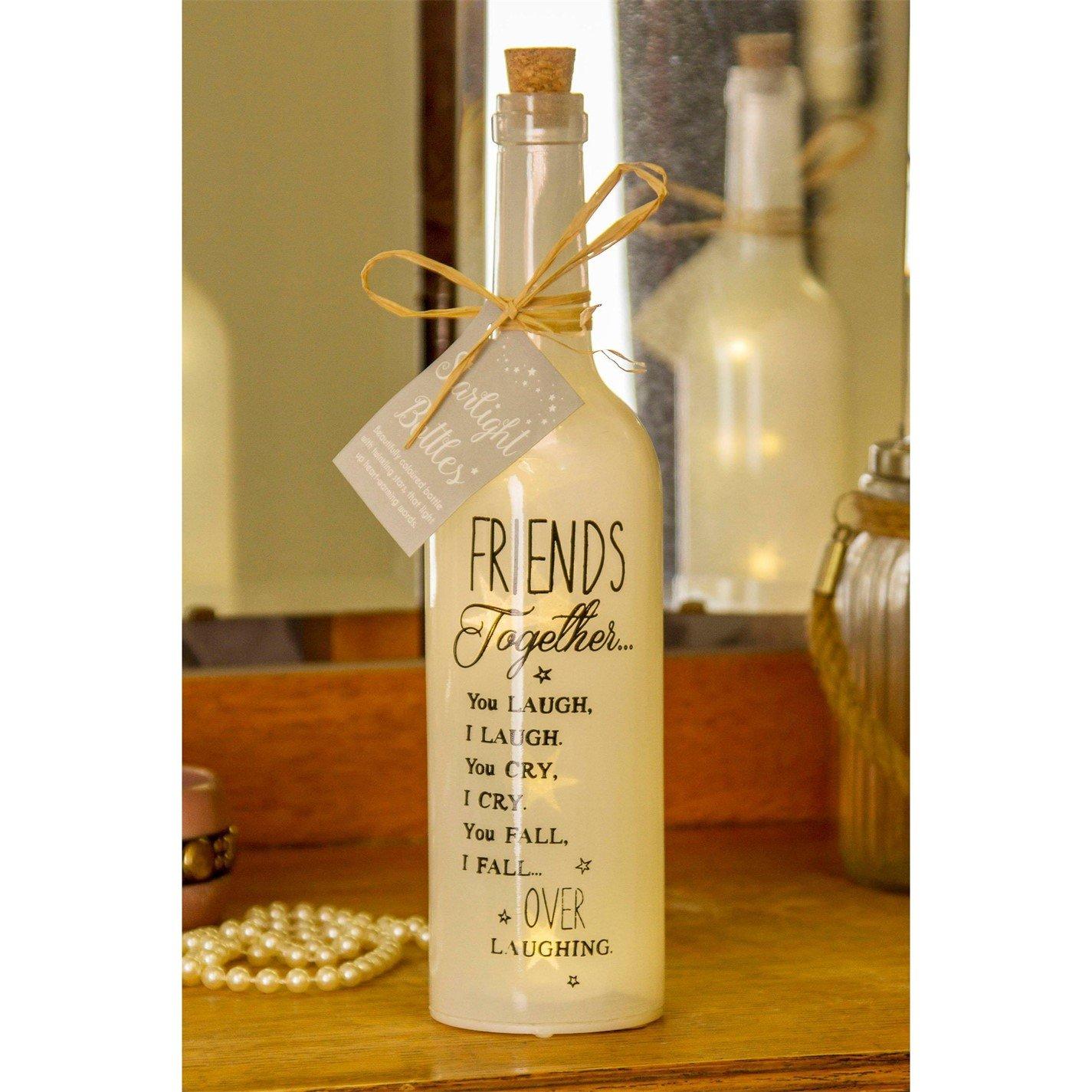 White - Boxer Gifts - LED Friends Together Starlight Bottle Perfect Gift - 2