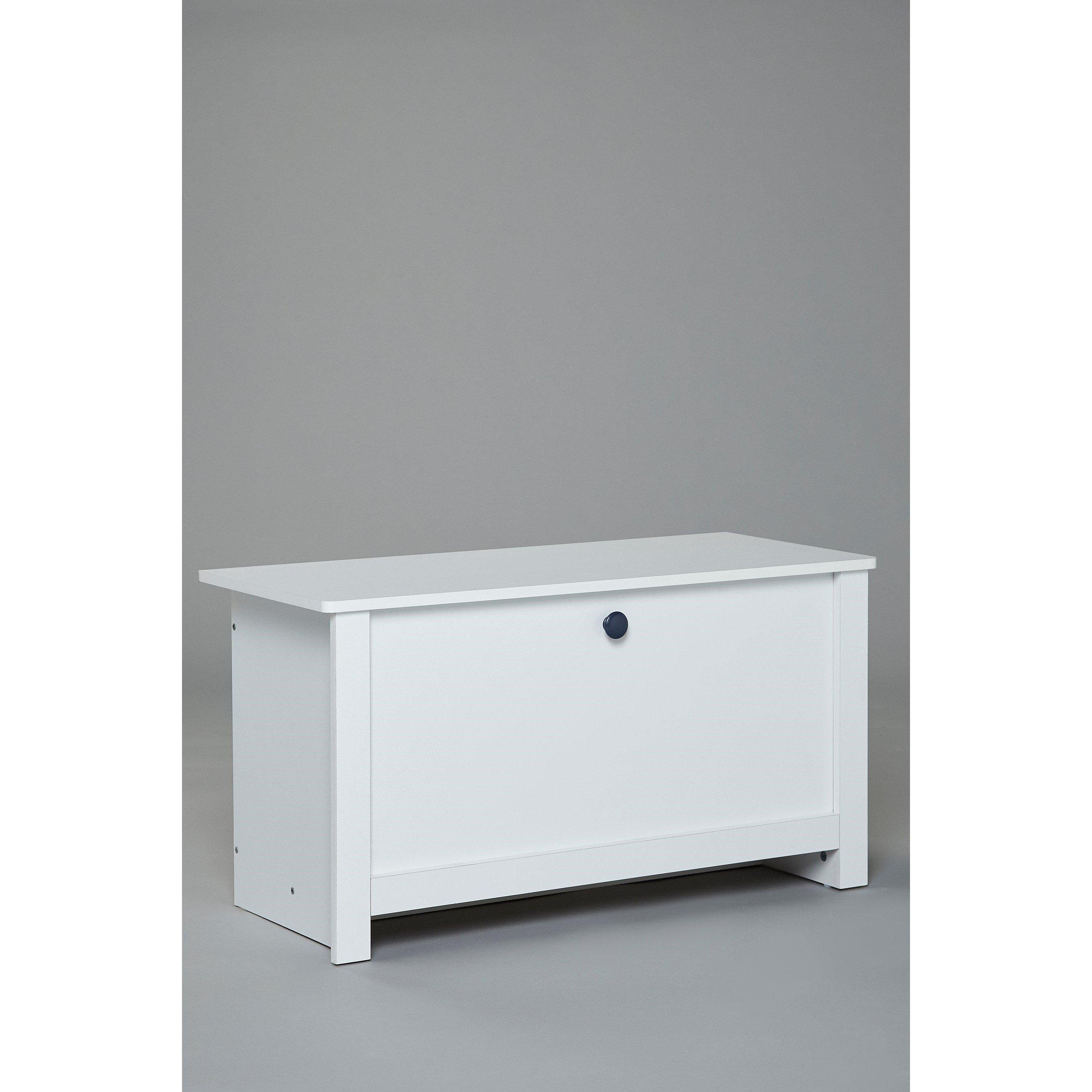 White - Homelife - White Ottoman - 3