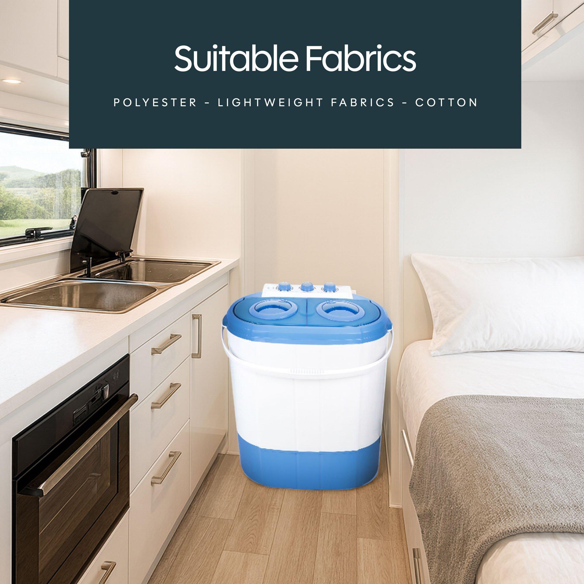 White/Blue - Streetwize - Portawash Twin Tub Washer - 7