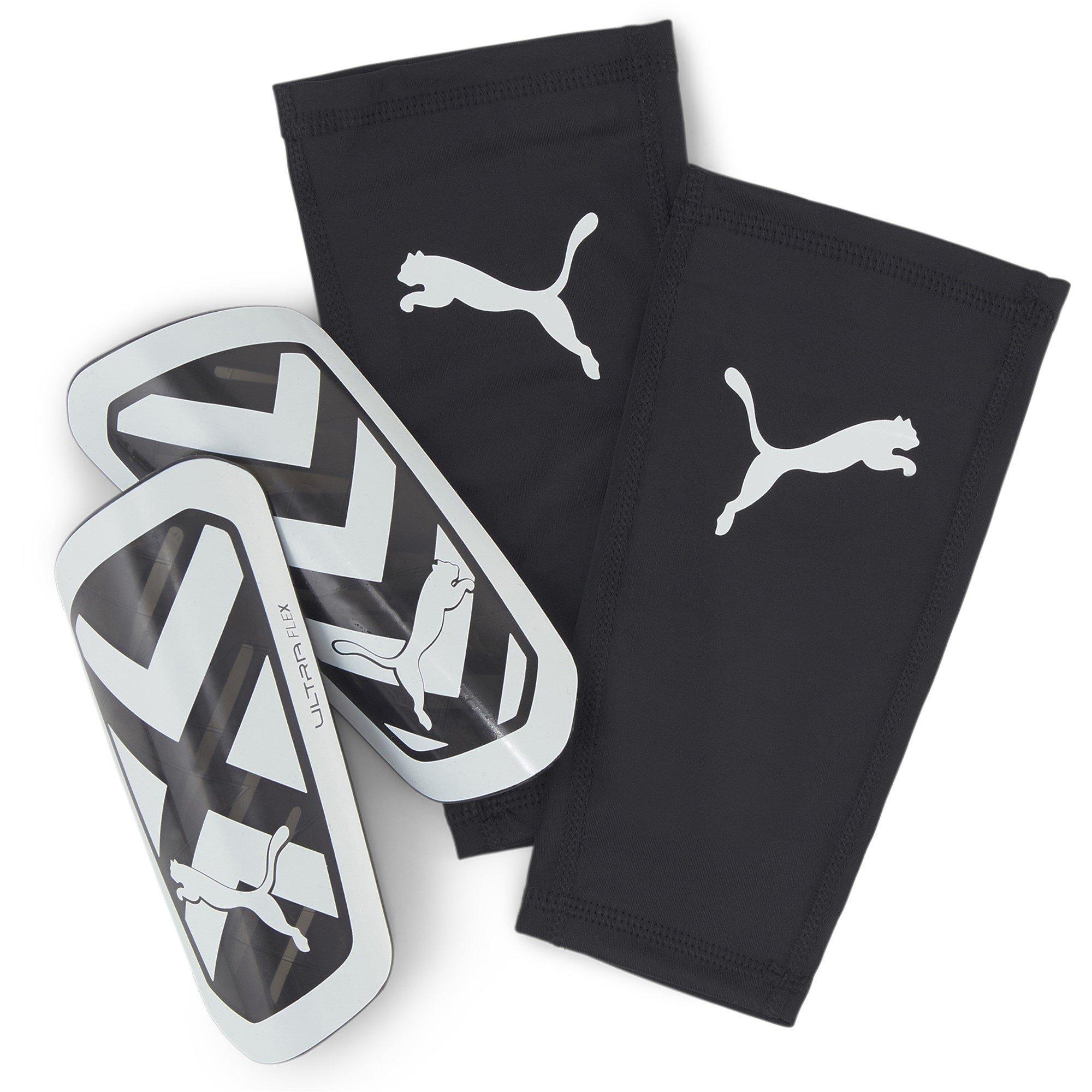 Black/White - Puma - Ultra Flex Shin Guards Adults