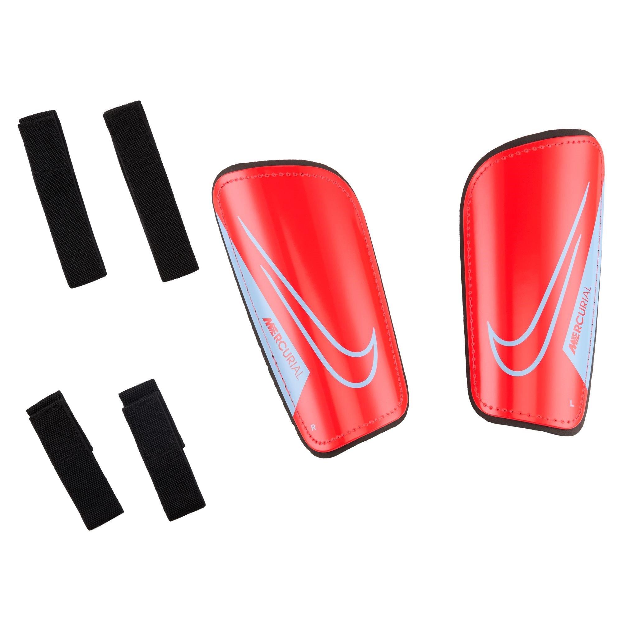 Nike  Mercurial Hardshell Shin Guards Adults - Crm/Ryl Tnt/Blk - Large