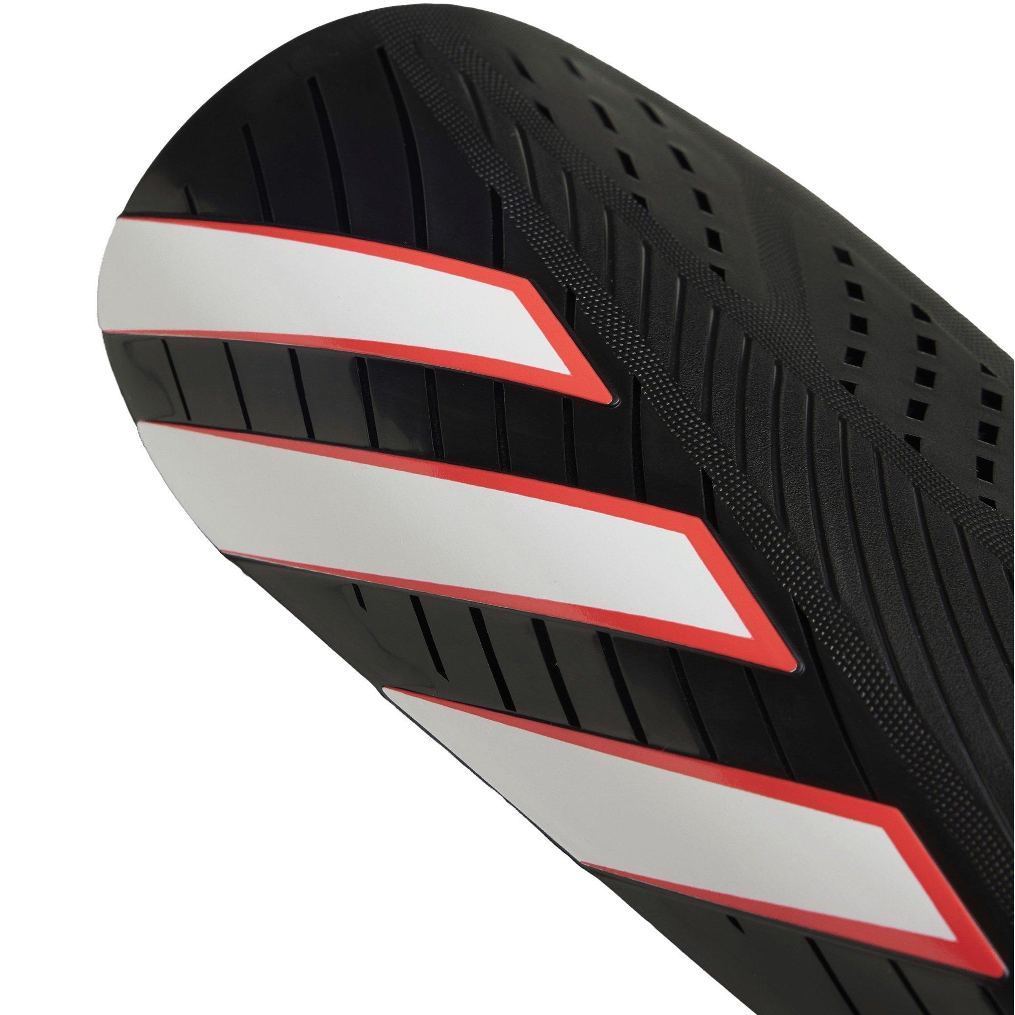 Black/White/Red - adidas - Adults Tiro Shin Pads - 2