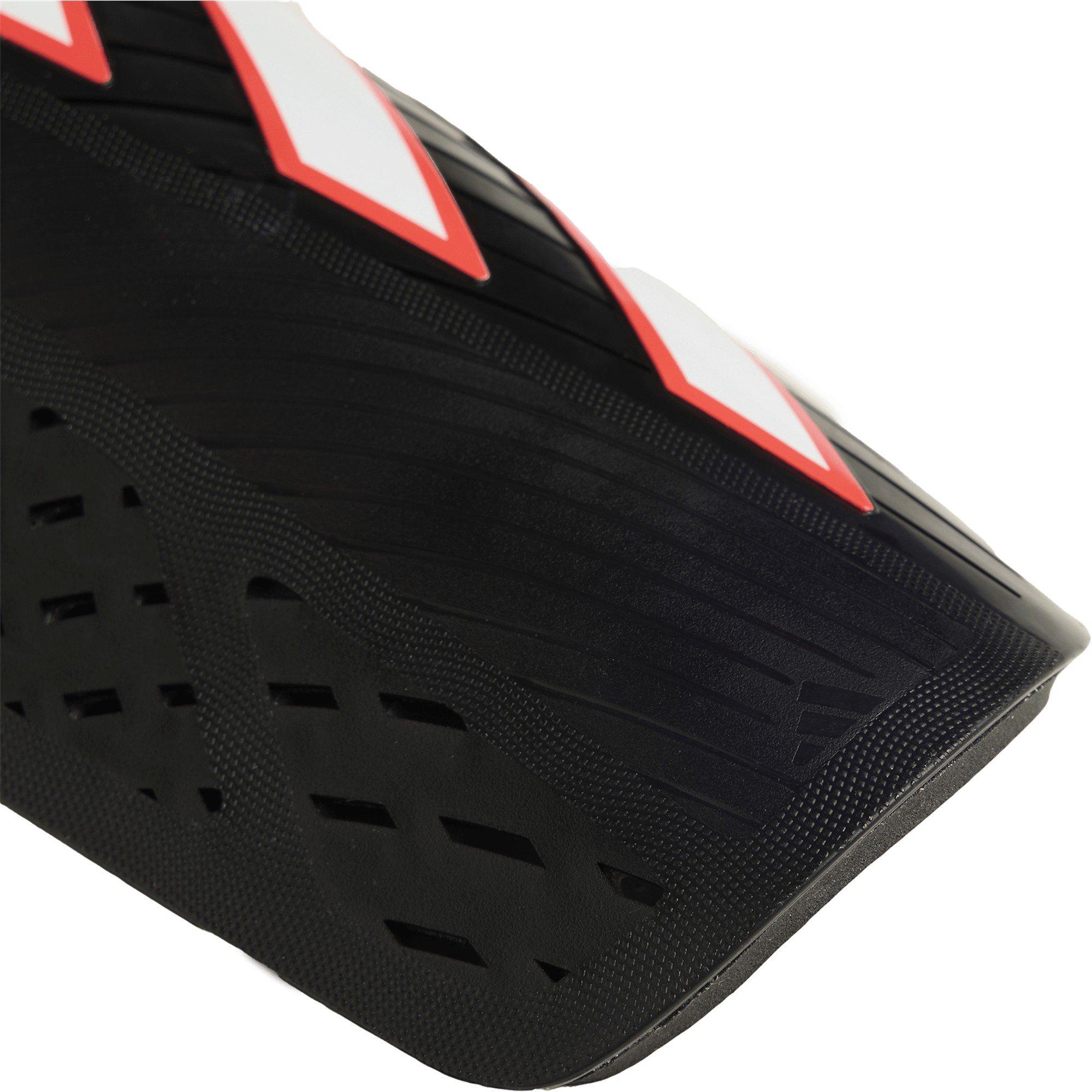 Black/White/Red - adidas - Adults Tiro Shin Pads - 3