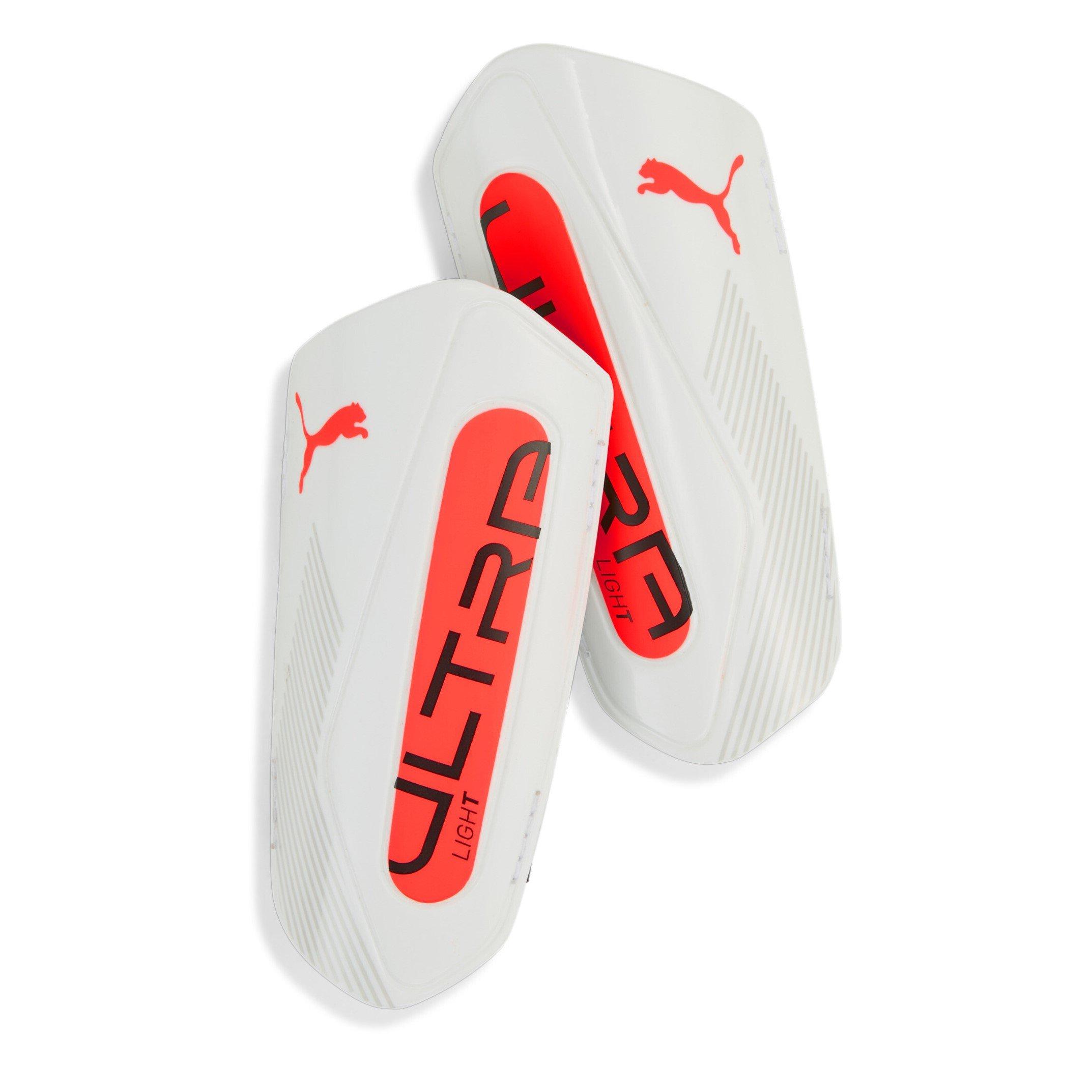 Blanc/Rouge - Puma - Ultra Light Strap Shin Guards
