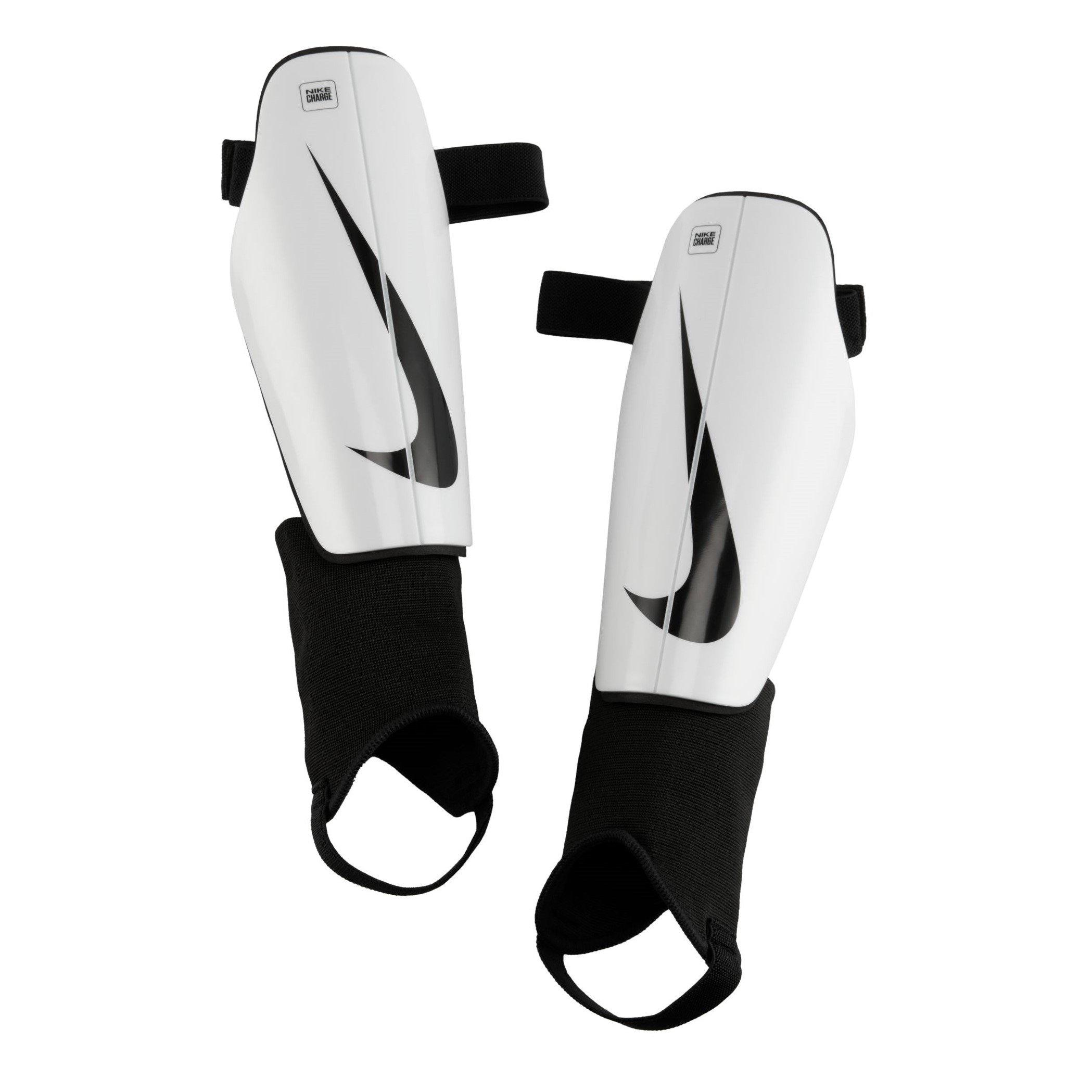 Nike Men's Charge Shin Guards - White/Black - Medium