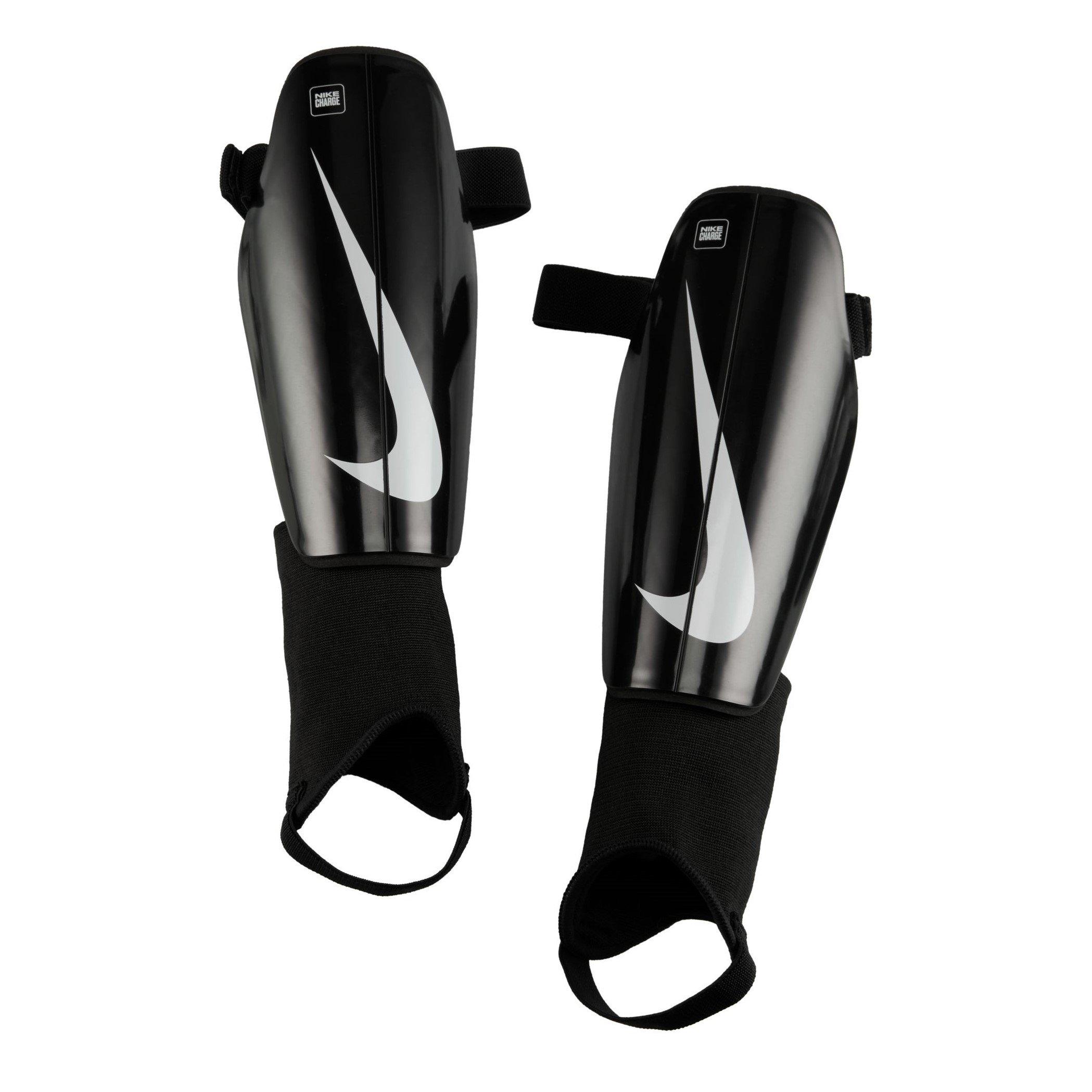 Black/White - Nike - Charge Shin Guards - 1