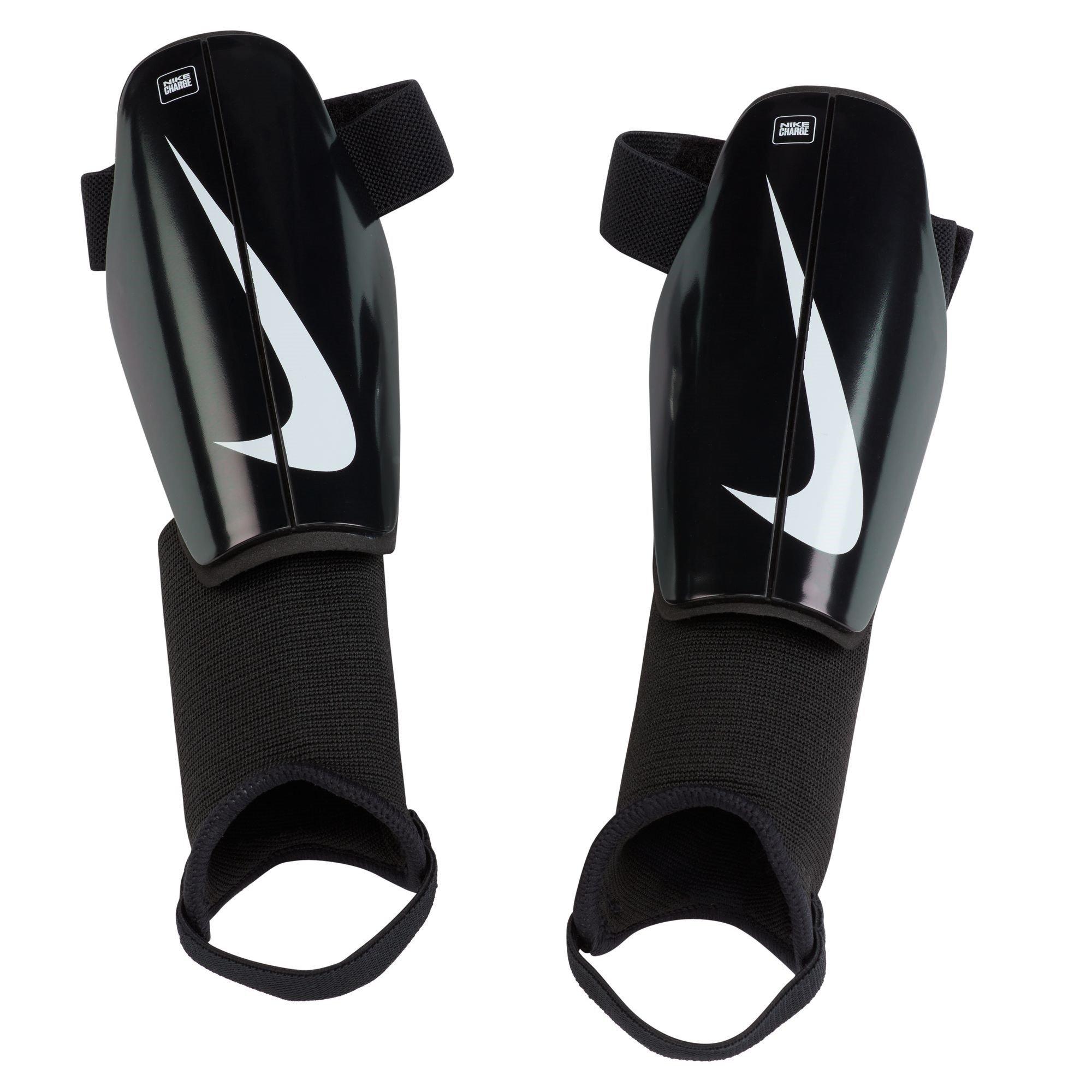 Black/White - Nike - Charge Shin Guard Juniors - 1