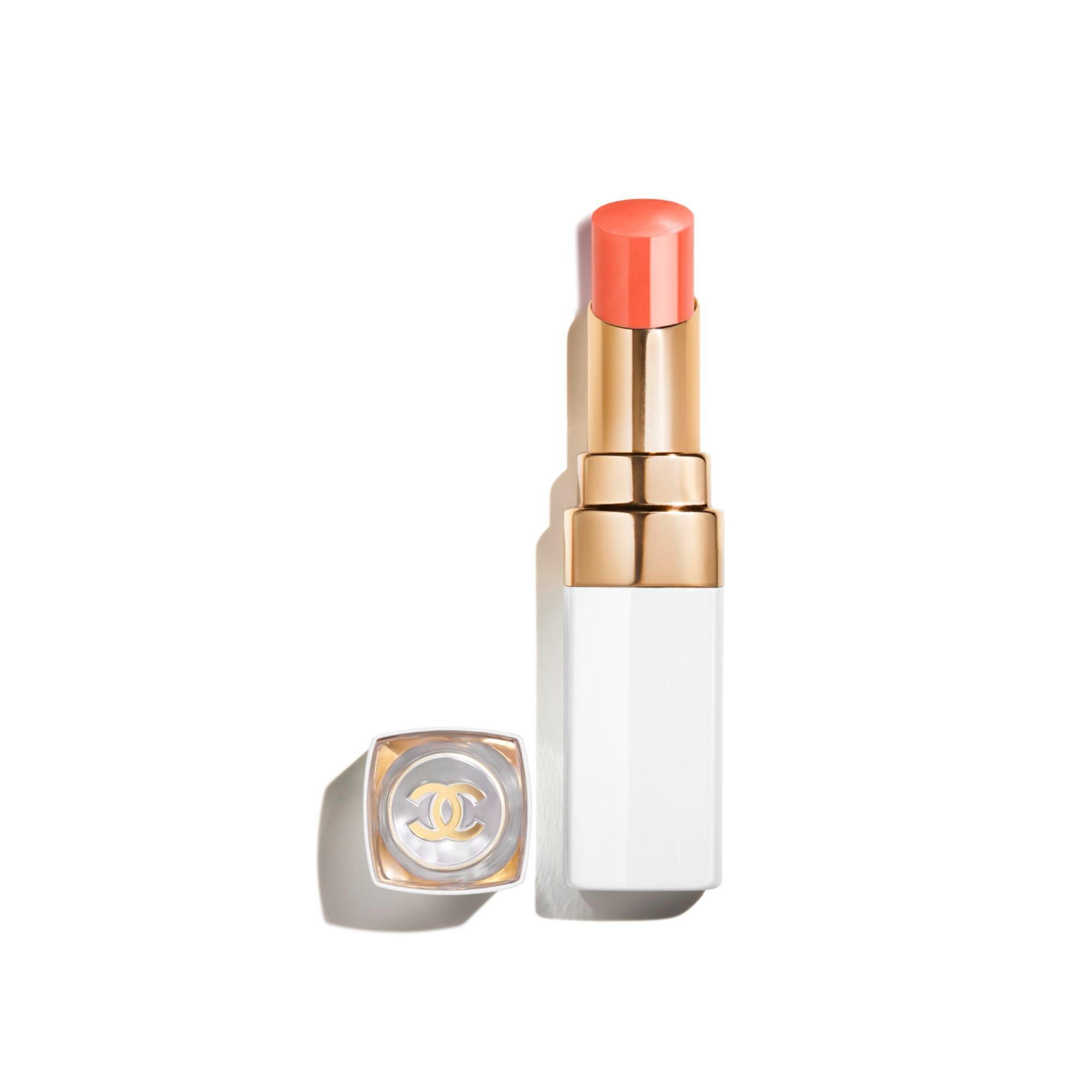 Chanel Rouge Coco Baume – Shine Hydrating Beautifying Tinted Lip Balm – Buildable Colour In Tender Peach
