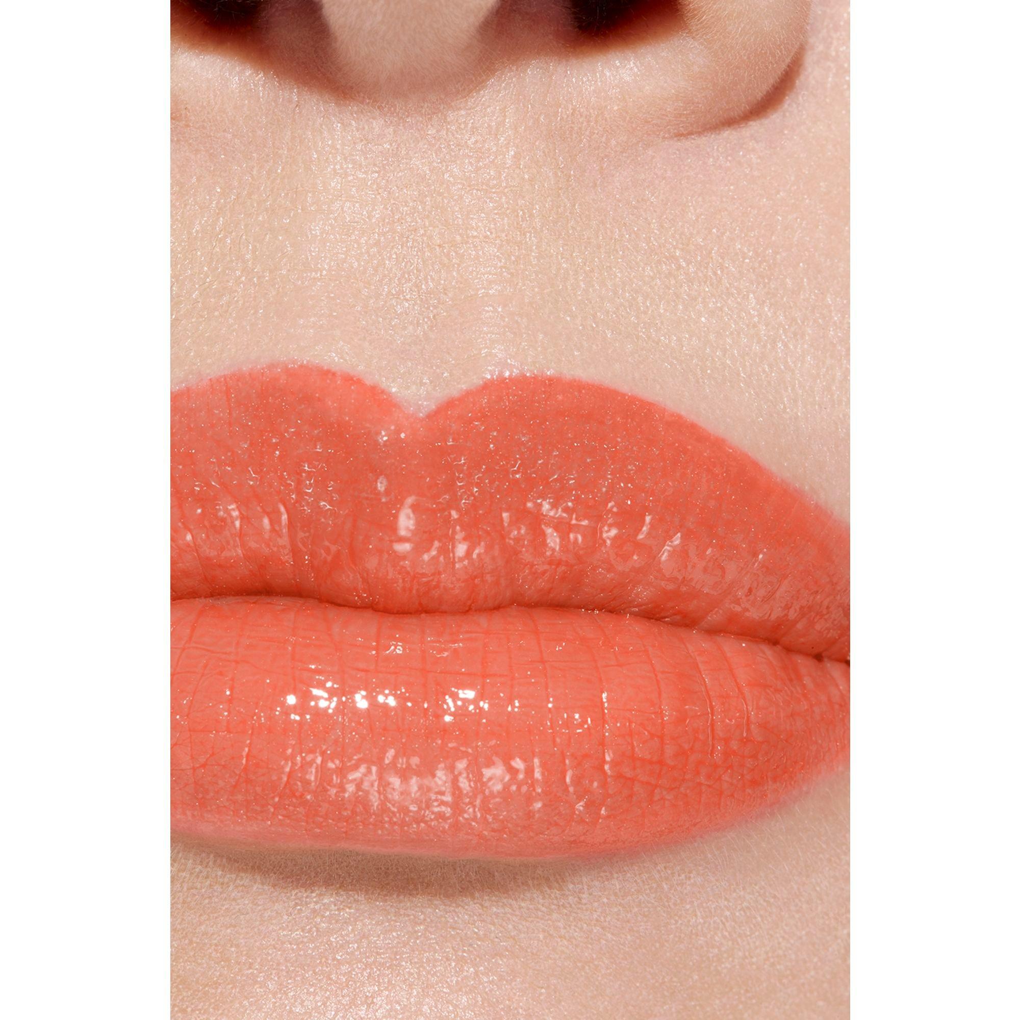 TENDER PEACH - CHANEL - ROUGE COCO BAUME – SHINE HYDRATING BEAUTIFYING TINTED LIP BALM – BUILDABLE COLOUR - 4