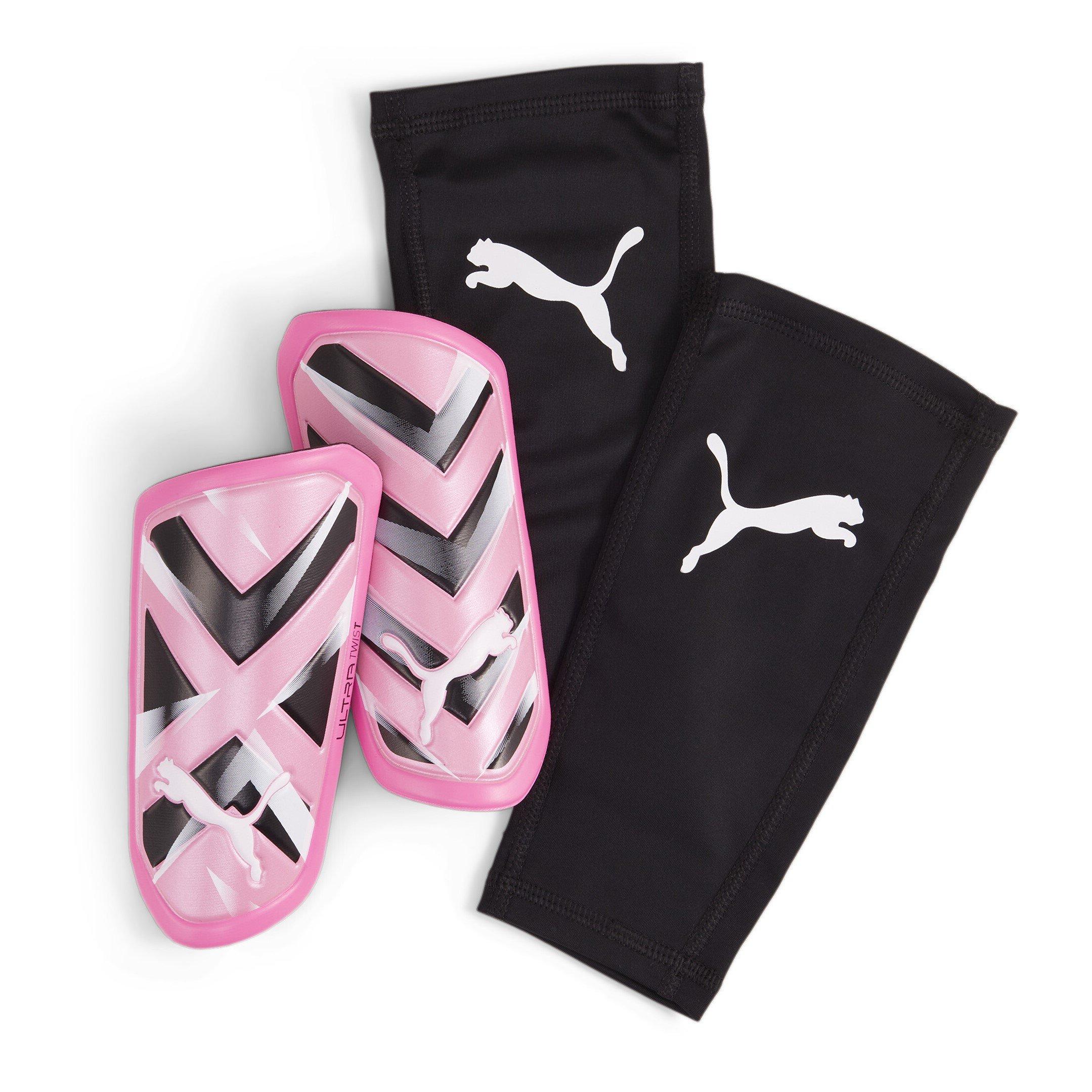 Pink/White - Puma - Men's Ultra Twist Guard Football Plastic Shin Pads