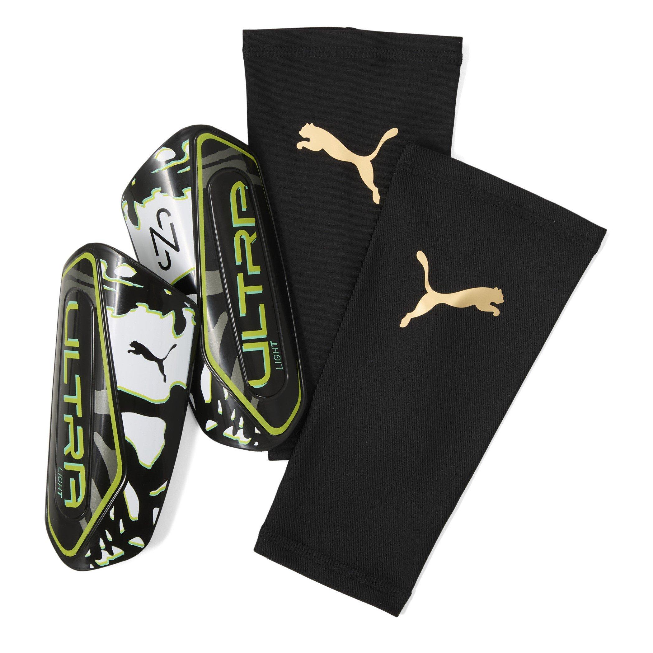 Puma Men's Ultra Light Shin Guards - White/Black - Medium