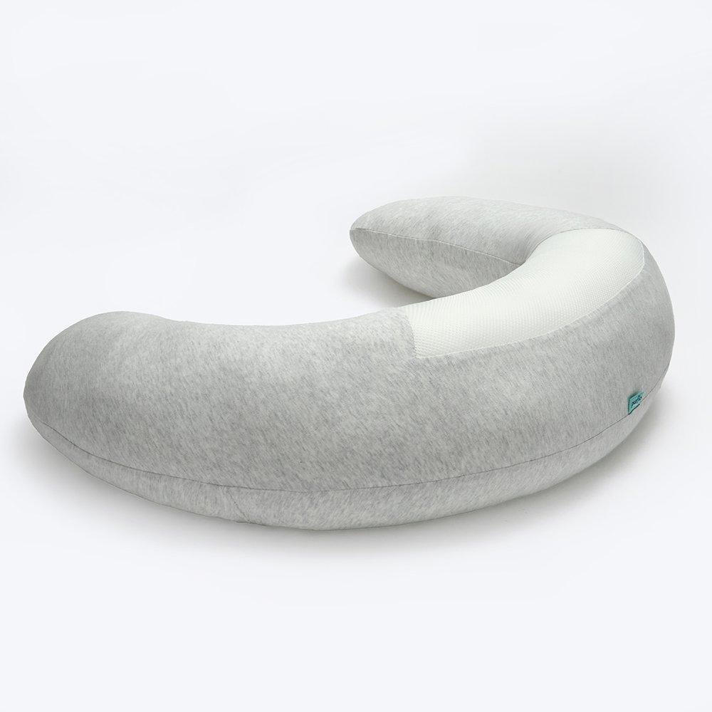 Grey - Purflo - Breathe Pregnancy Pillow in Minimal Grey - 3