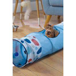 Studio Cat Tunnel with Ball on Rope